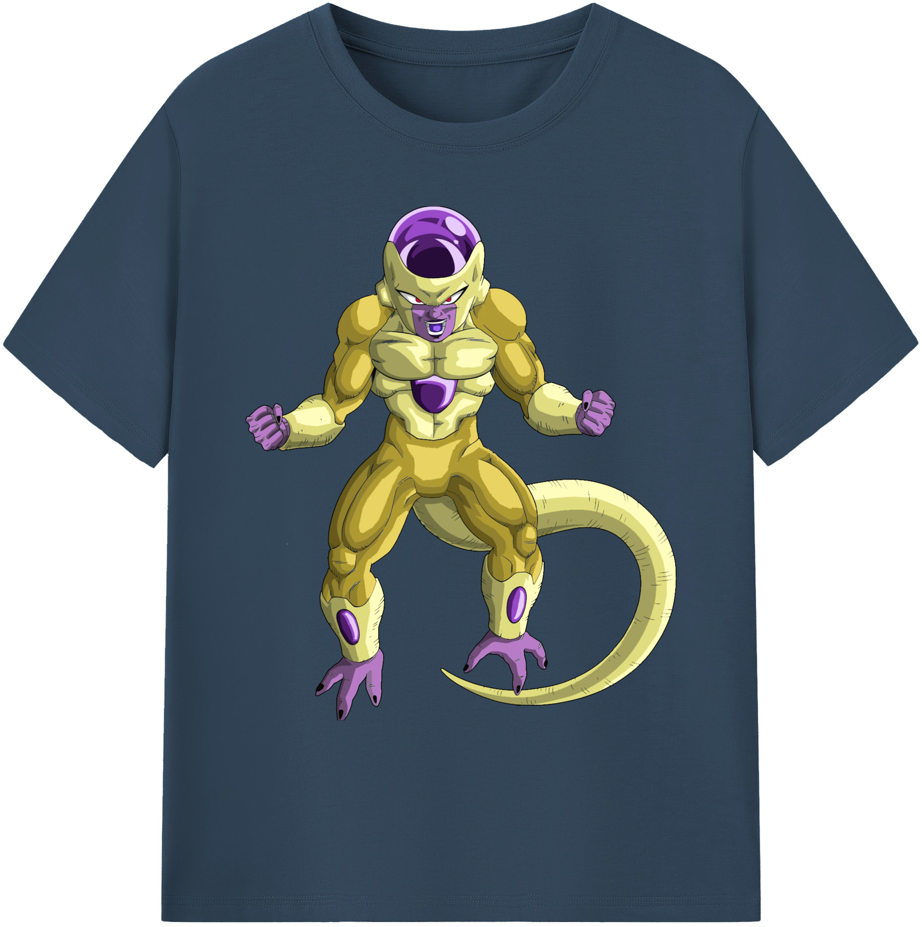 （画像用） ドラゴンボール フリーザ DRAGON BALL Frieza 綿100％ メンズ半袖Tシャツ｜肌触りやわらか＆通気性