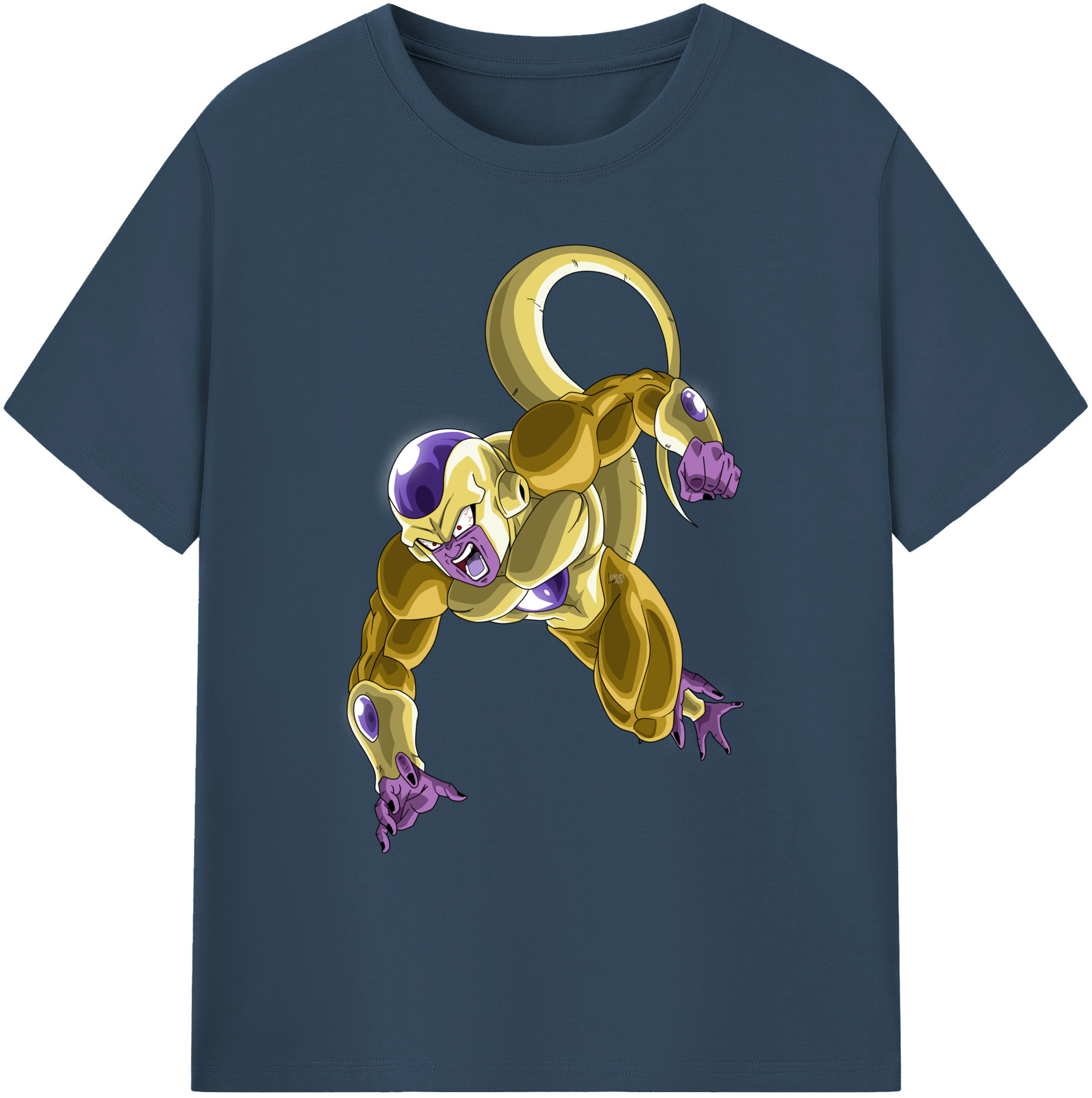 （画像用） ドラゴンボール フリーザ DRAGON BALL Frieza 綿100％ メンズ半袖Tシャツ｜肌触りやわらか＆通気性