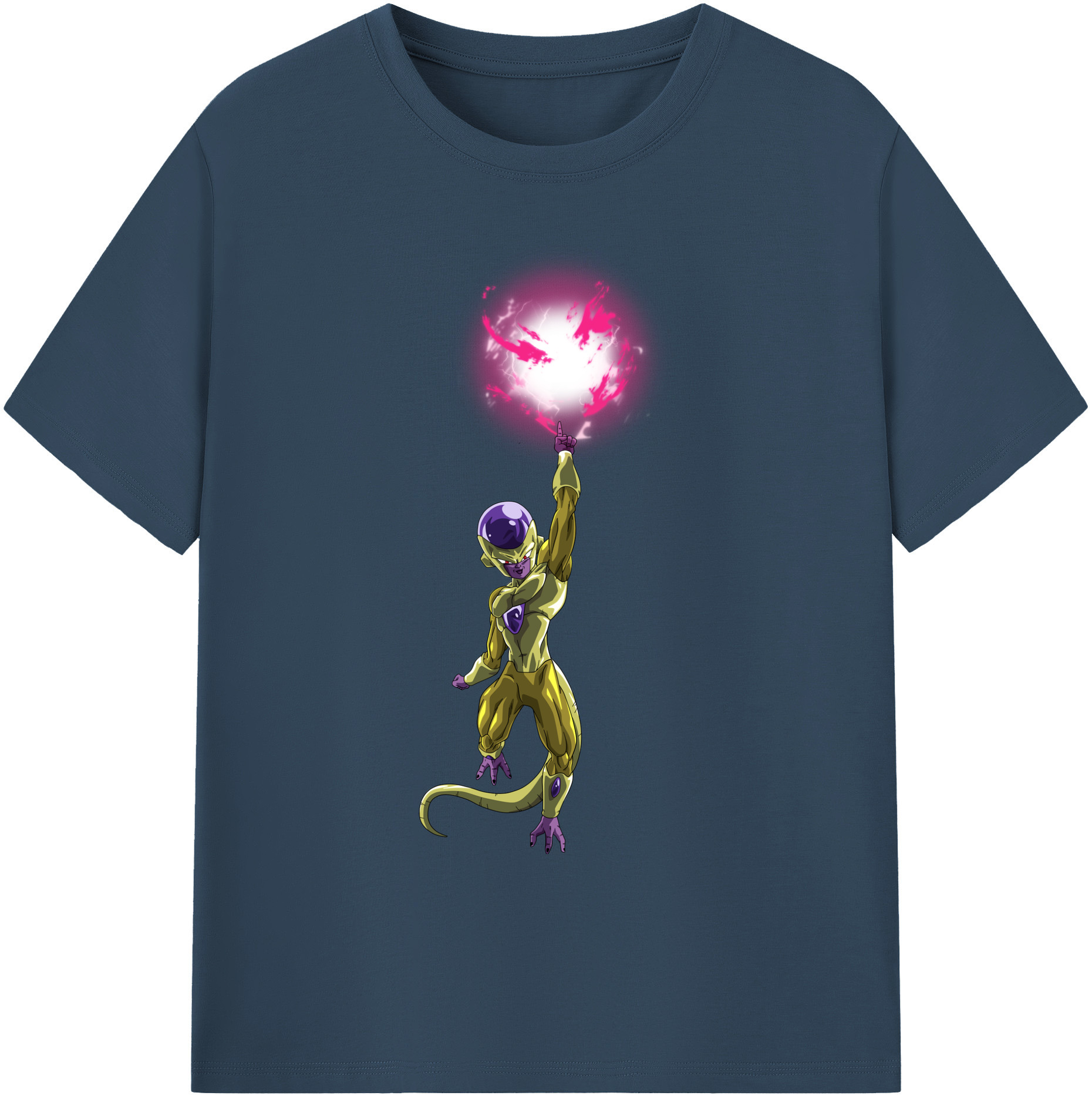 （画像用） ドラゴンボール フリーザ DRAGON BALL Frieza 綿100％ メンズ半袖Tシャツ｜肌触りやわらか＆通気性