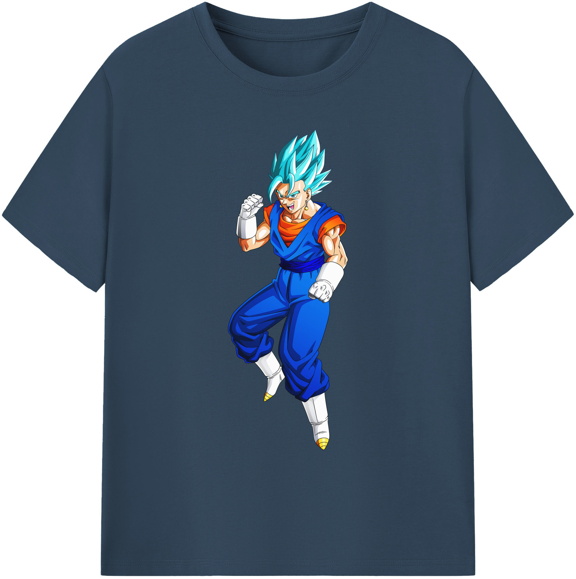 （画像用） ドラゴンボール ベジット DRAGON BALL Vegetto 綿100％ メンズ半袖Tシャツ｜肌触りやわらか＆通気性