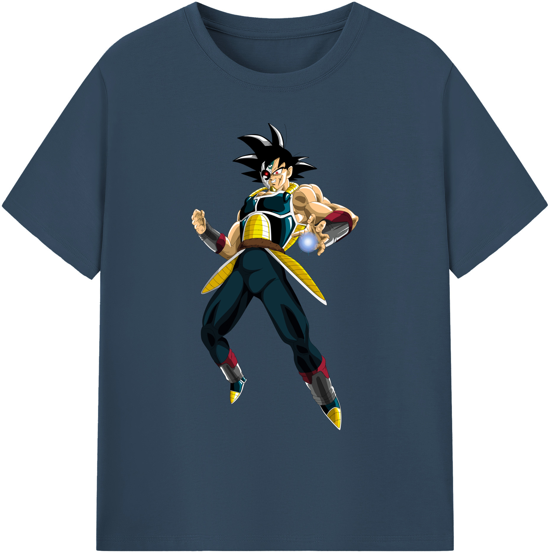 （画像用） ドラゴンボール バーダック DRAGON BALL Burdock 綿100％ メンズ半袖Tシャツ｜肌触りやわらか＆通気性