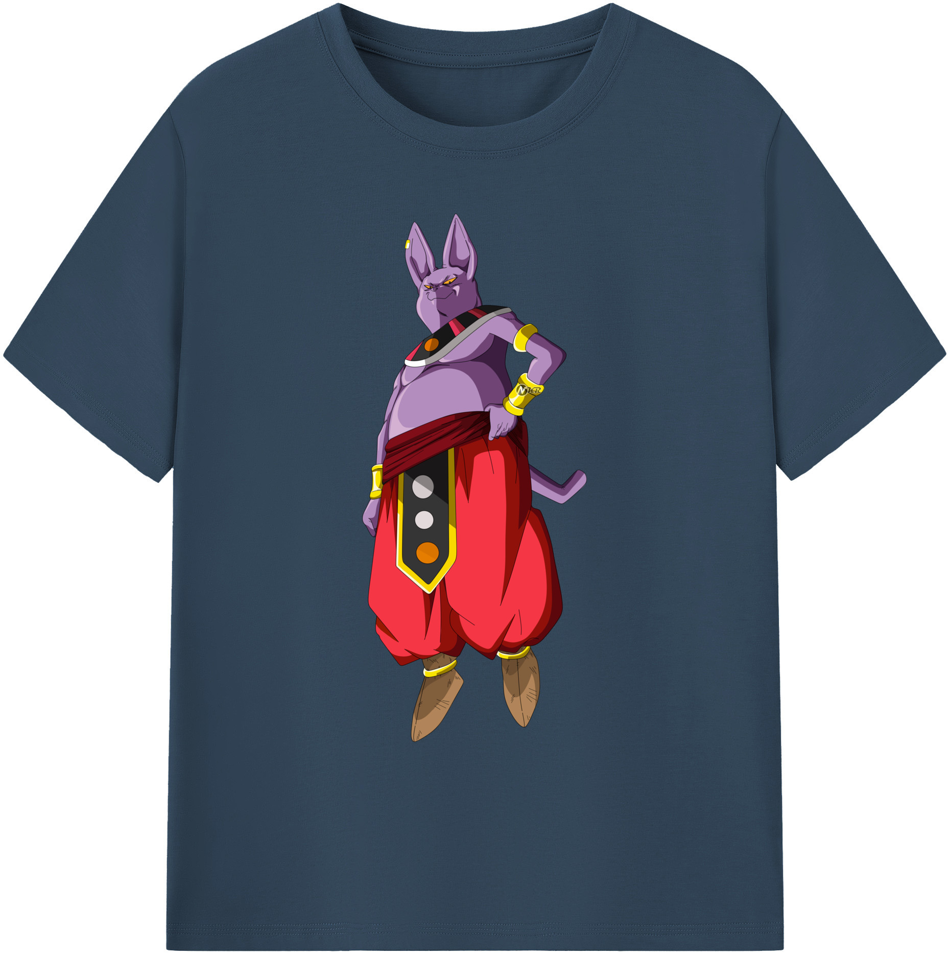 （画像用） ドラゴンボール シャンパ DRAGON BALL Champa 綿100％ メンズ半袖Tシャツ｜肌触りやわらか＆通気性