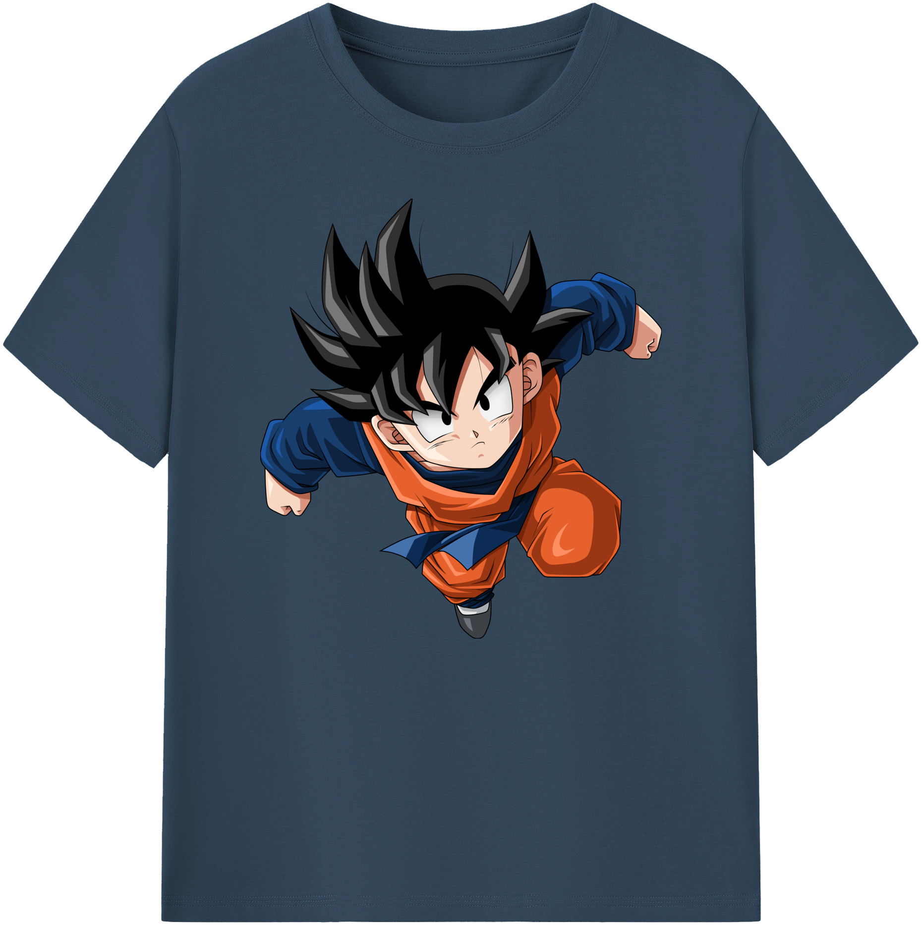（画像用） ドラゴンボール 孫悟空（そん ごくう）Son Goku カカロット DRAGON BALL Kakarotto 綿100％ メンズ半袖Tシャツ｜肌触りやわらか＆通気性