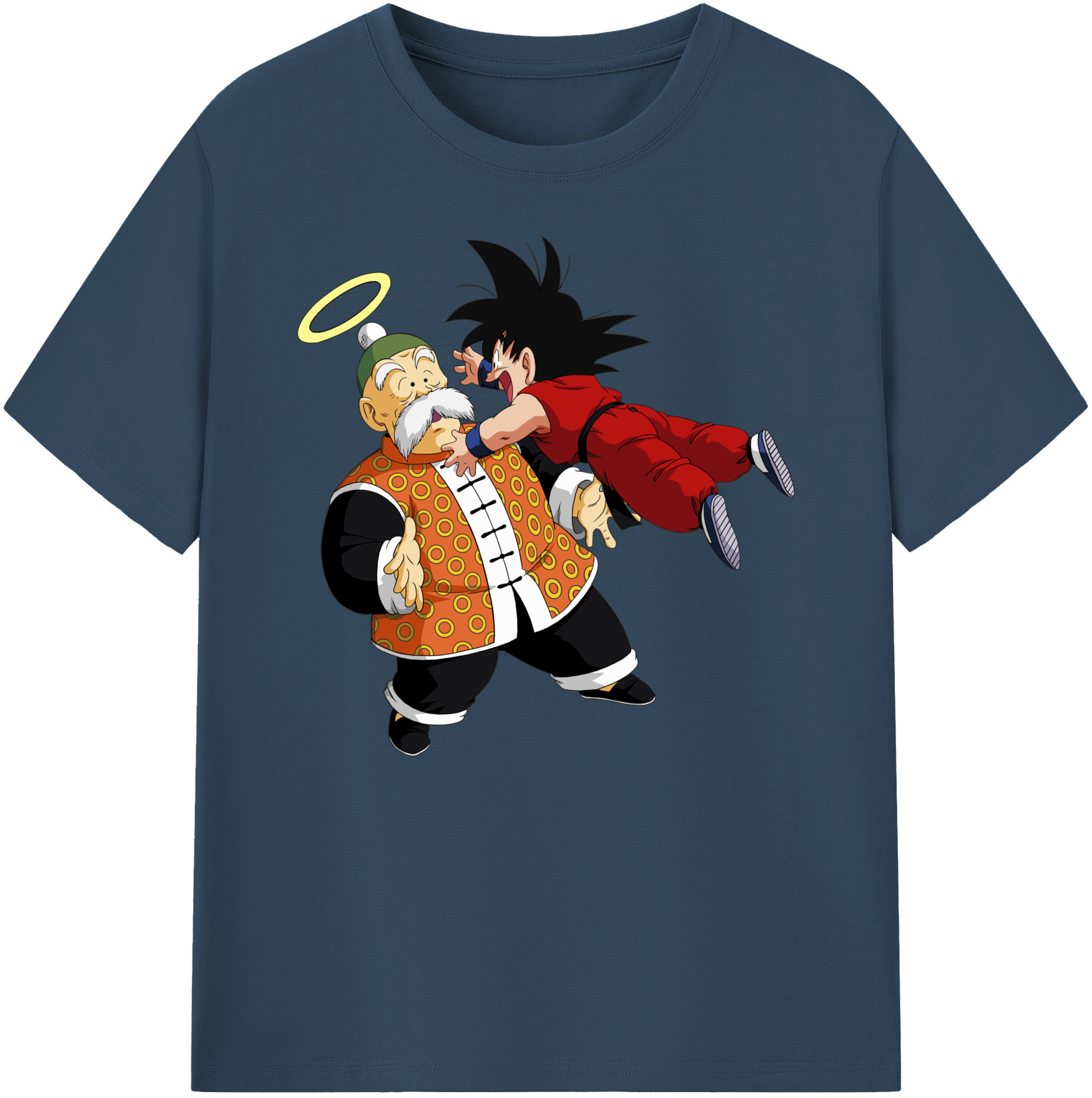 （画像用） ドラゴンボール 孫悟空（そん ごくう）Son Goku カカロット DRAGON BALL Kakarotto 綿100％ メンズ半袖Tシャツ｜肌触りやわらか＆通気性