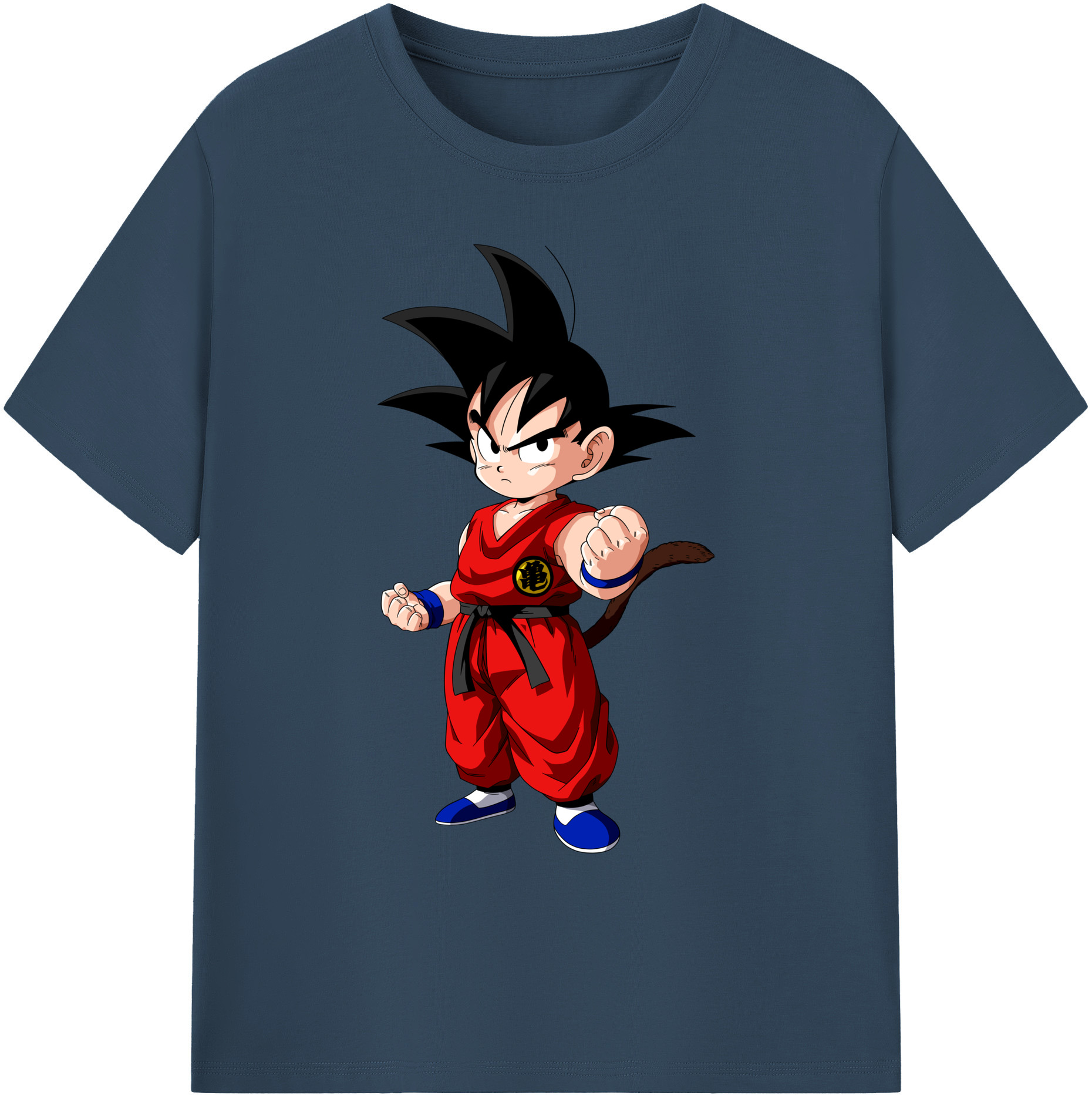 （画像用） ドラゴンボール 孫悟空（そん ごくう）Son Goku カカロット DRAGON BALL Kakarotto 綿100％ メンズ半袖Tシャツ｜肌触りやわらか＆通気性