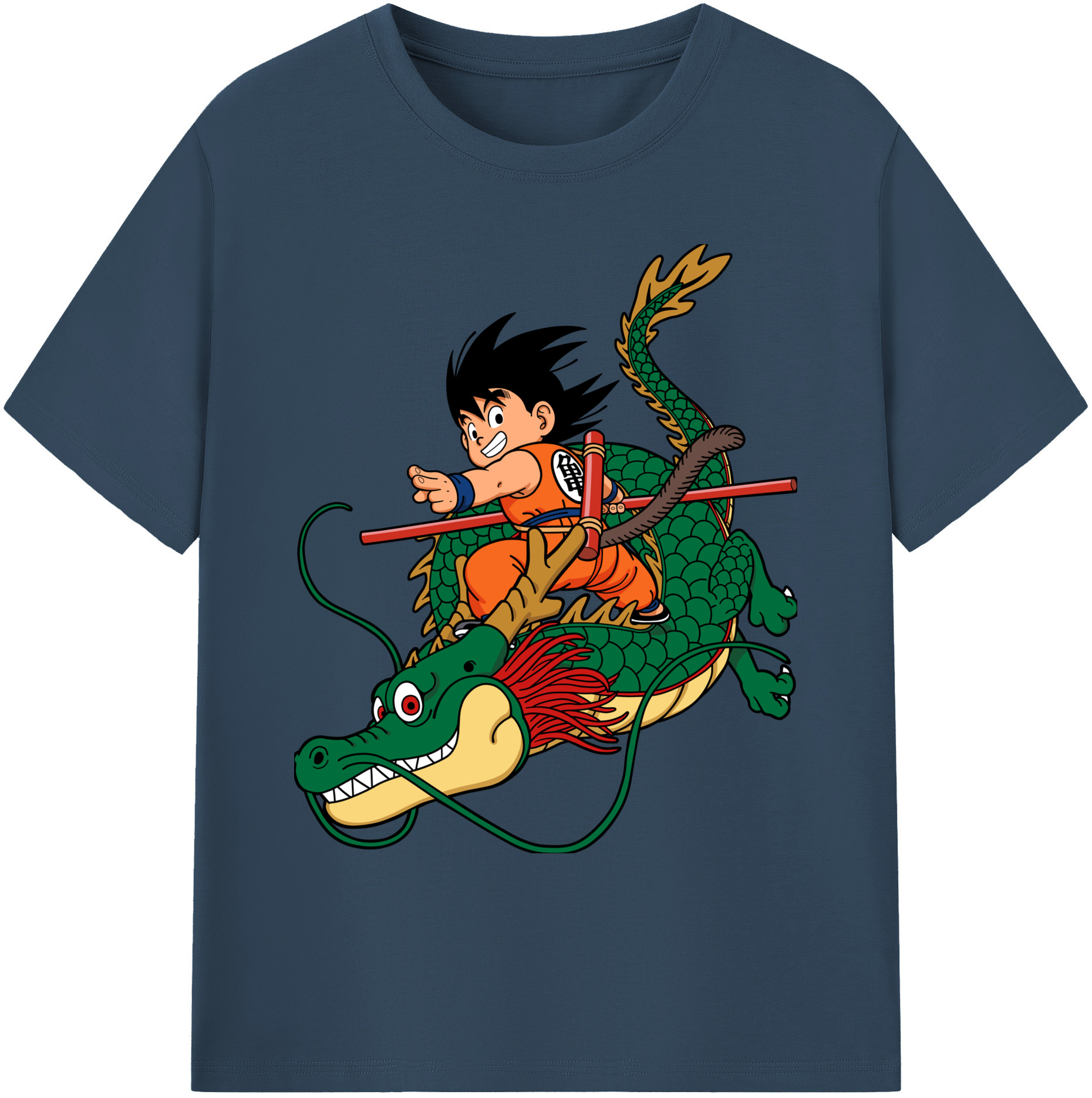 （画像用） ドラゴンボール 孫悟空（そん ごくう）Son Goku カカロット DRAGON BALL Kakarotto 綿100％ メンズ半袖Tシャツ｜肌触りやわらか＆通気性