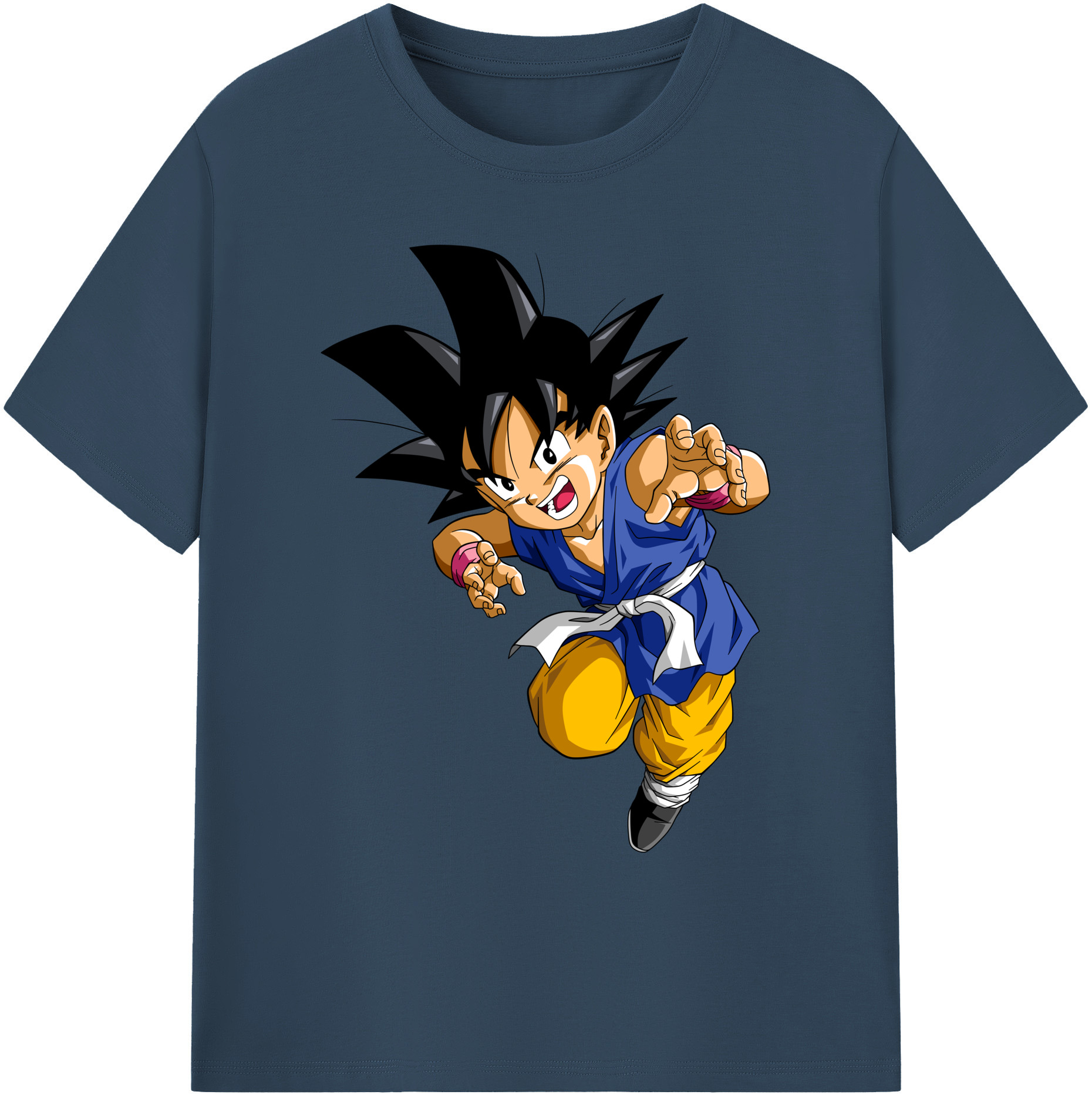 （画像用） ドラゴンボール 孫悟空（そん ごくう）Son Goku カカロット DRAGON BALL Kakarotto 綿100％ メンズ半袖Tシャツ｜肌触りやわらか＆通気性