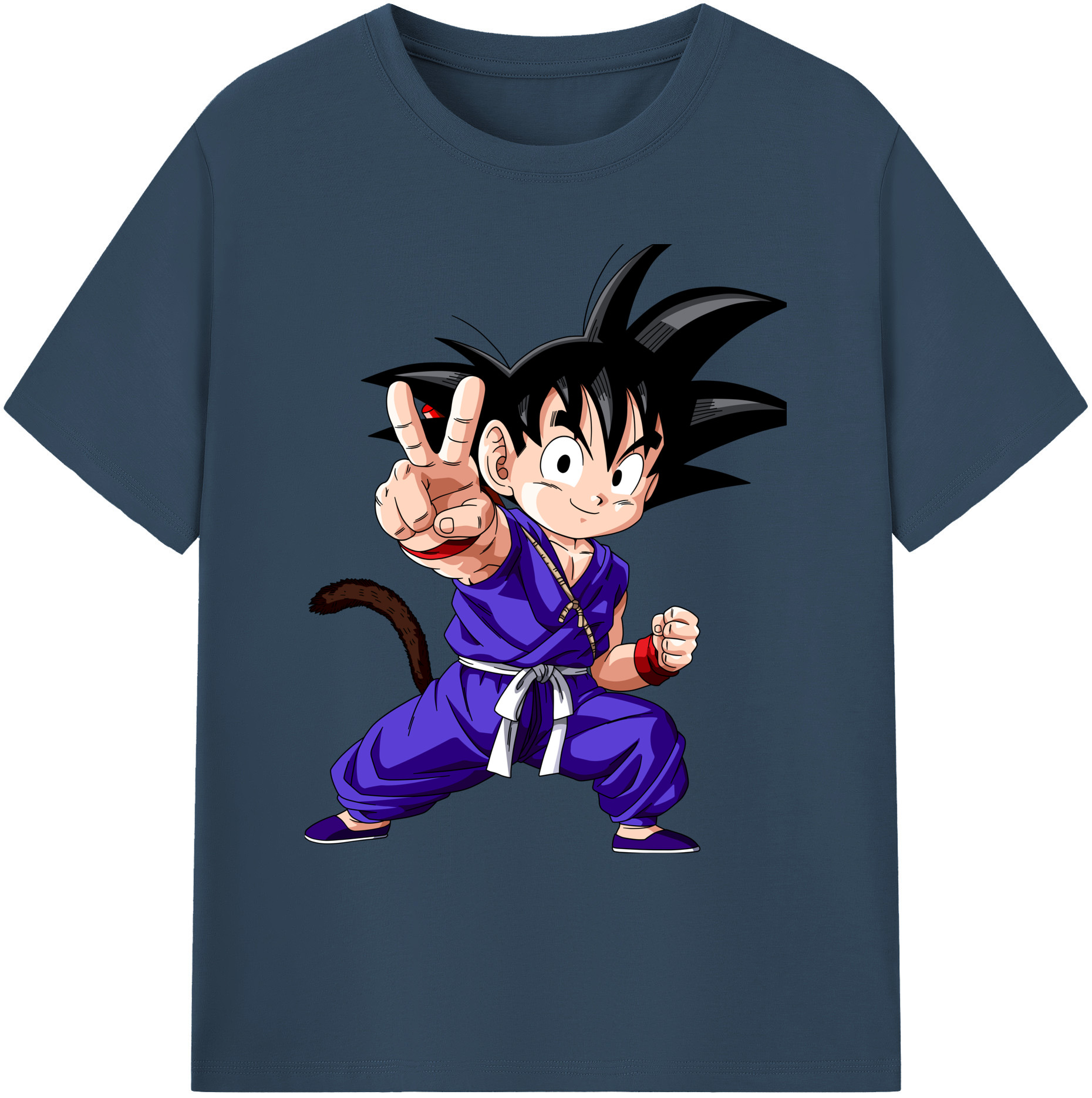 （画像用） ドラゴンボール 孫悟空（そん ごくう）Son Goku カカロット DRAGON BALL Kakarotto 綿100％ メンズ半袖Tシャツ｜肌触りやわらか＆通気性