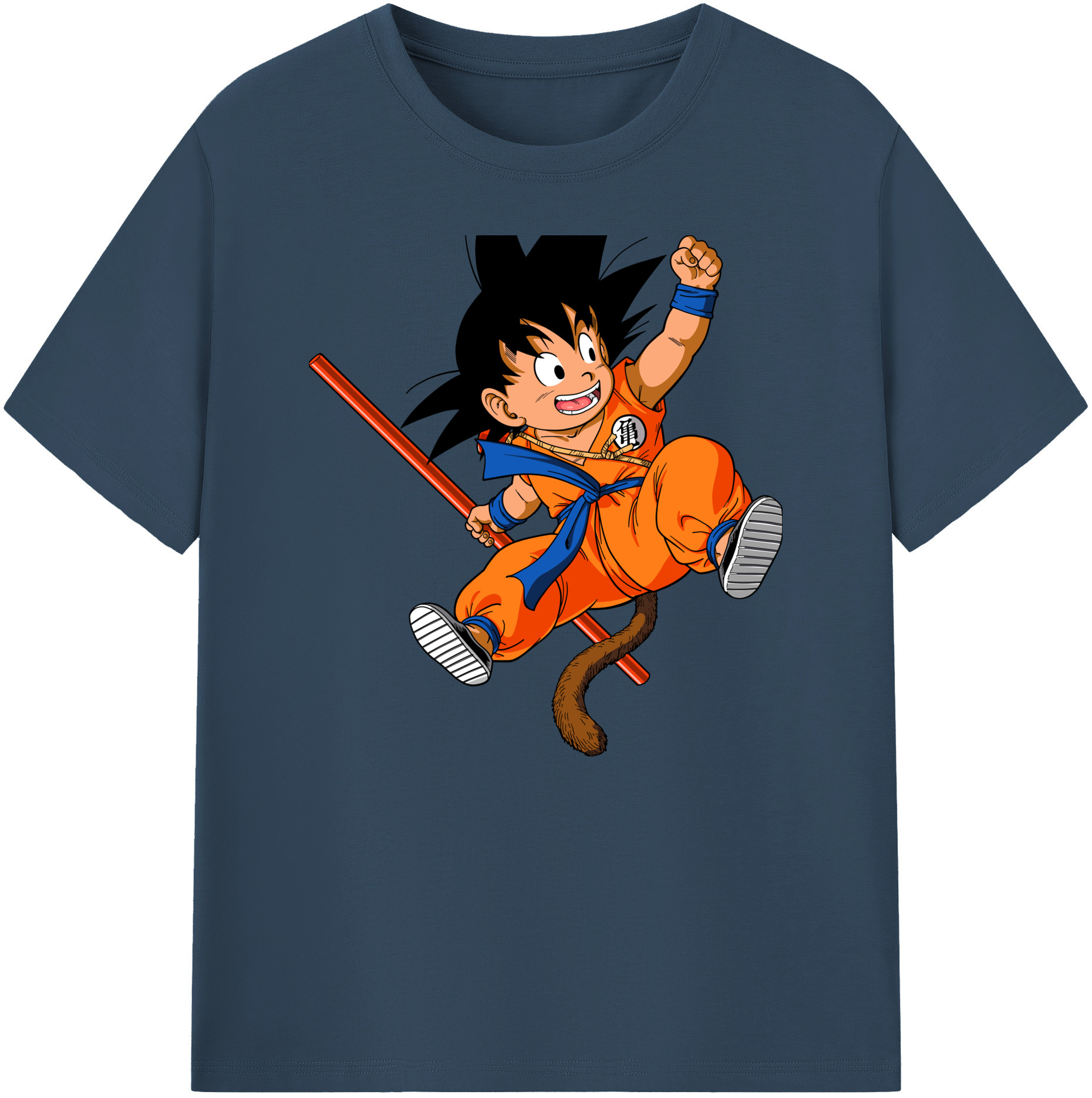 （画像用） ドラゴンボール 孫悟空（そん ごくう）Son Goku カカロット DRAGON BALL Kakarotto 綿100％ メンズ半袖Tシャツ｜肌触りやわらか＆通気性
