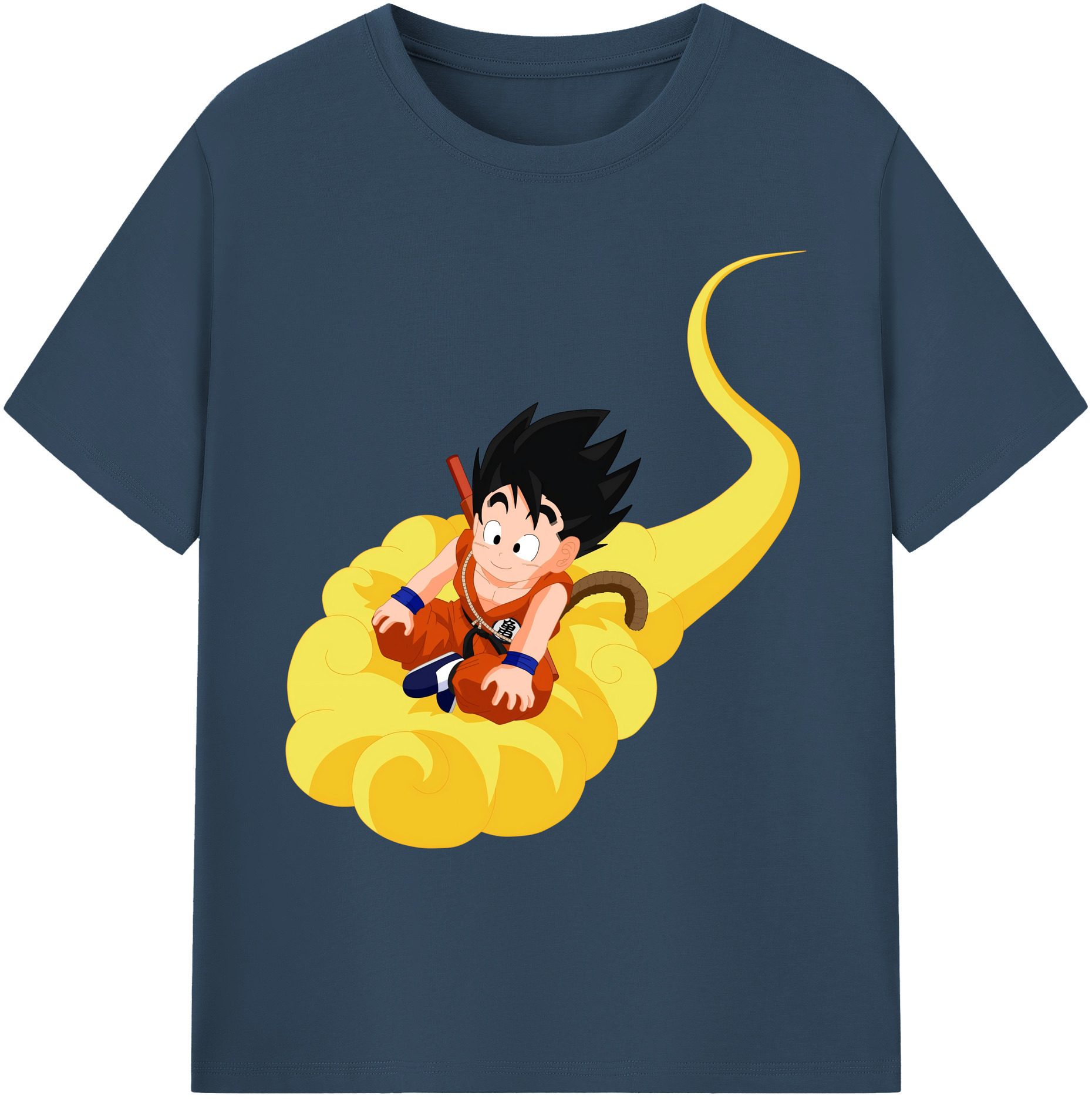 （画像用） ドラゴンボール 孫悟空（そん ごくう）Son Goku カカロット DRAGON BALL Kakarotto 綿100％ メンズ半袖Tシャツ｜肌触りやわらか＆通気性