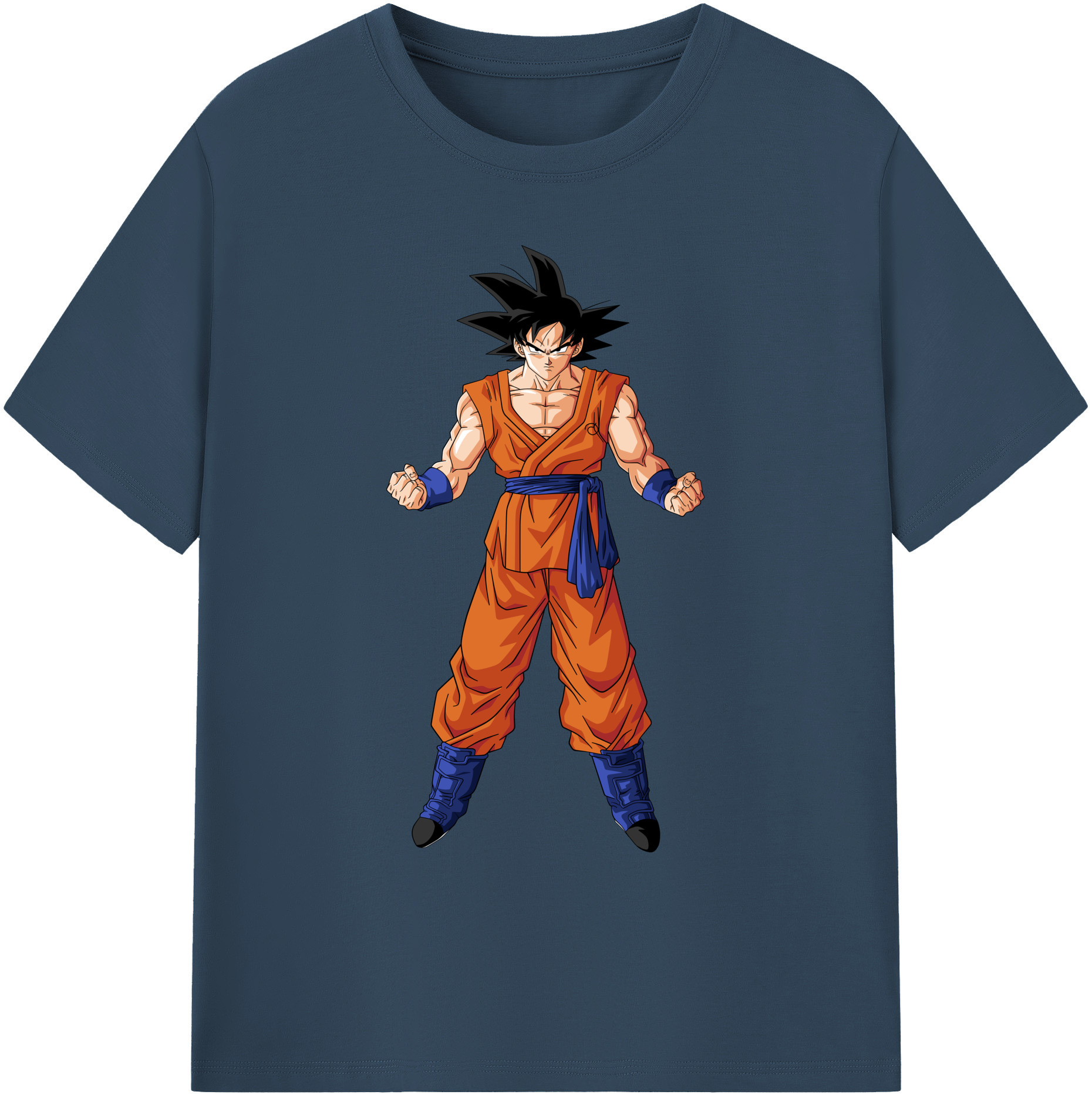 （画像用） ドラゴンボール 孫悟空（そん ごくう）Son Goku カカロット DRAGON BALL Kakarotto 綿100％ メンズ半袖Tシャツ｜肌触りやわらか＆通気性
