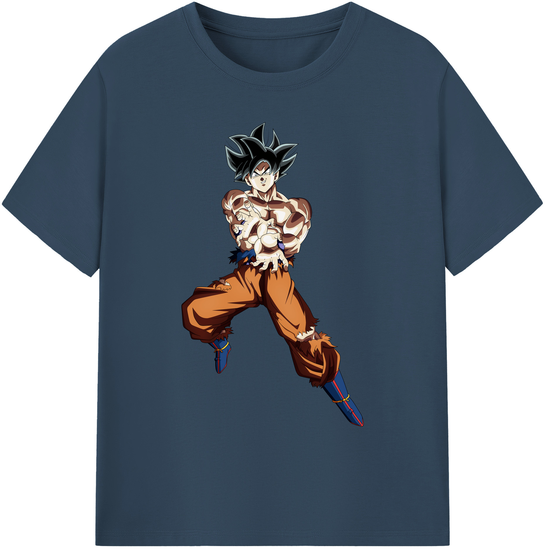 （画像用） ドラゴンボール 孫悟空（そん ごくう）Son Goku カカロット DRAGON BALL Kakarotto 綿100％ メンズ半袖Tシャツ｜肌触りやわらか＆通気性