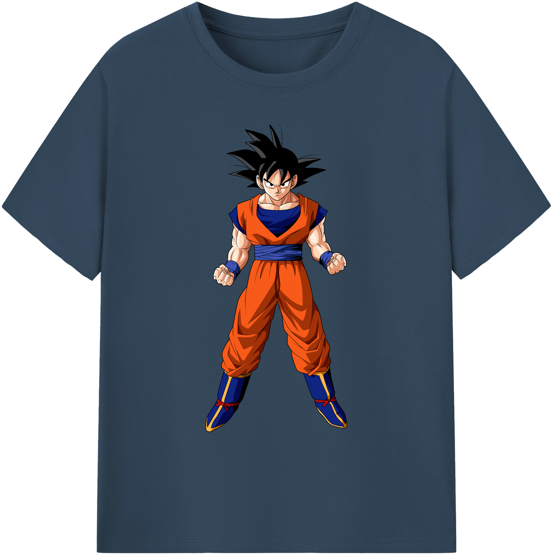 （画像用） ドラゴンボール 孫悟空（そん ごくう）Son Goku カカロット DRAGON BALL Kakarotto 綿100％ メンズ半袖Tシャツ｜肌触りやわらか＆通気性