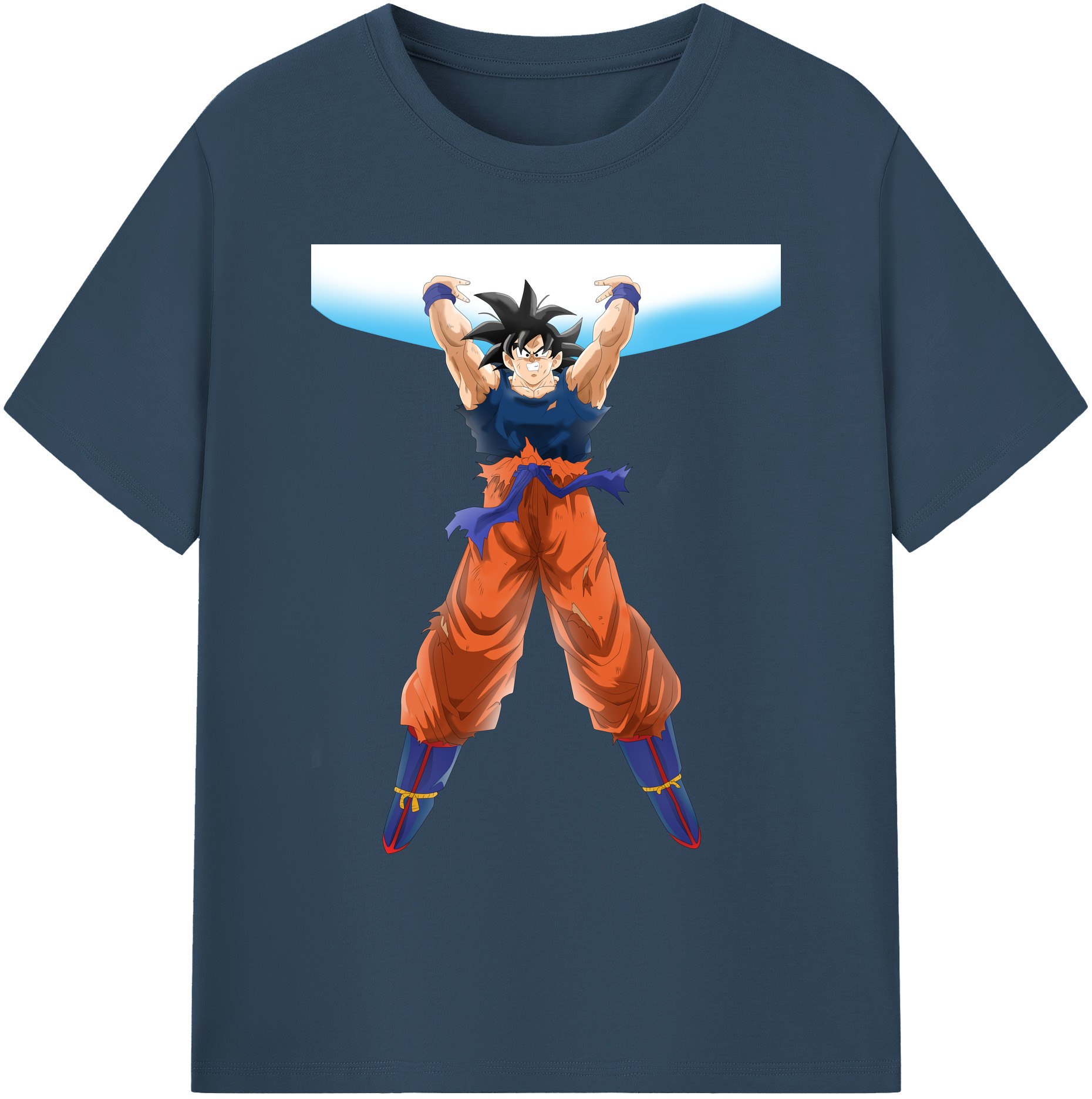（画像用） ドラゴンボール 孫悟空（そん ごくう）Son Goku カカロット DRAGON BALL Kakarotto 綿100％ メンズ半袖Tシャツ｜肌触りやわらか＆通気性