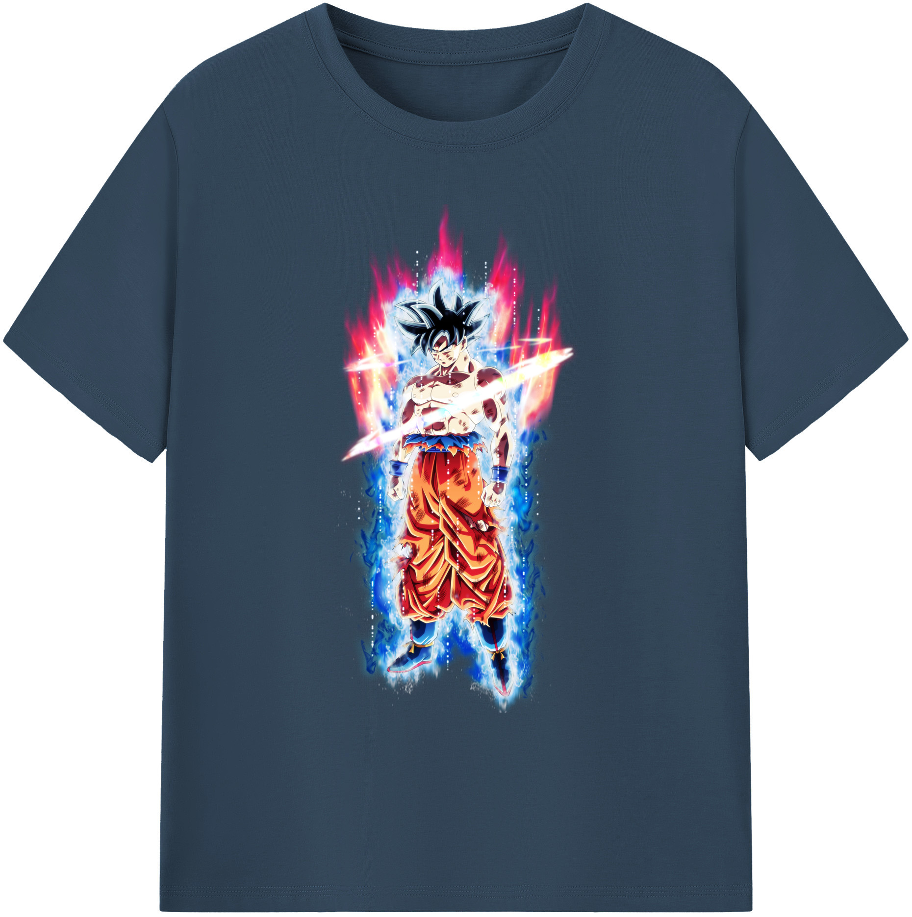 （画像用） ドラゴンボール 孫悟空（そん ごくう）Son Goku カカロット DRAGON BALL Kakarotto 綿100％ メンズ半袖Tシャツ｜肌触りやわらか＆通気性