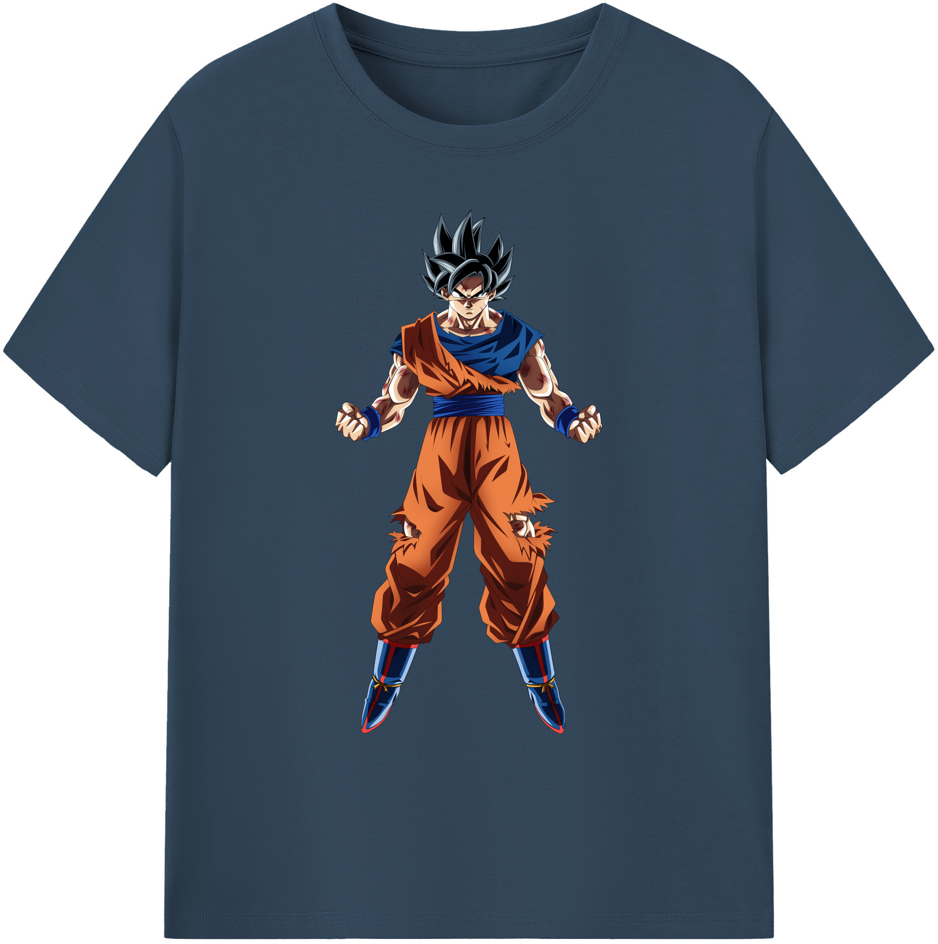 （画像用） ドラゴンボール 孫悟空（そん ごくう）Son Goku カカロット DRAGON BALL Kakarotto 綿100％ メンズ半袖Tシャツ｜肌触りやわらか＆通気性