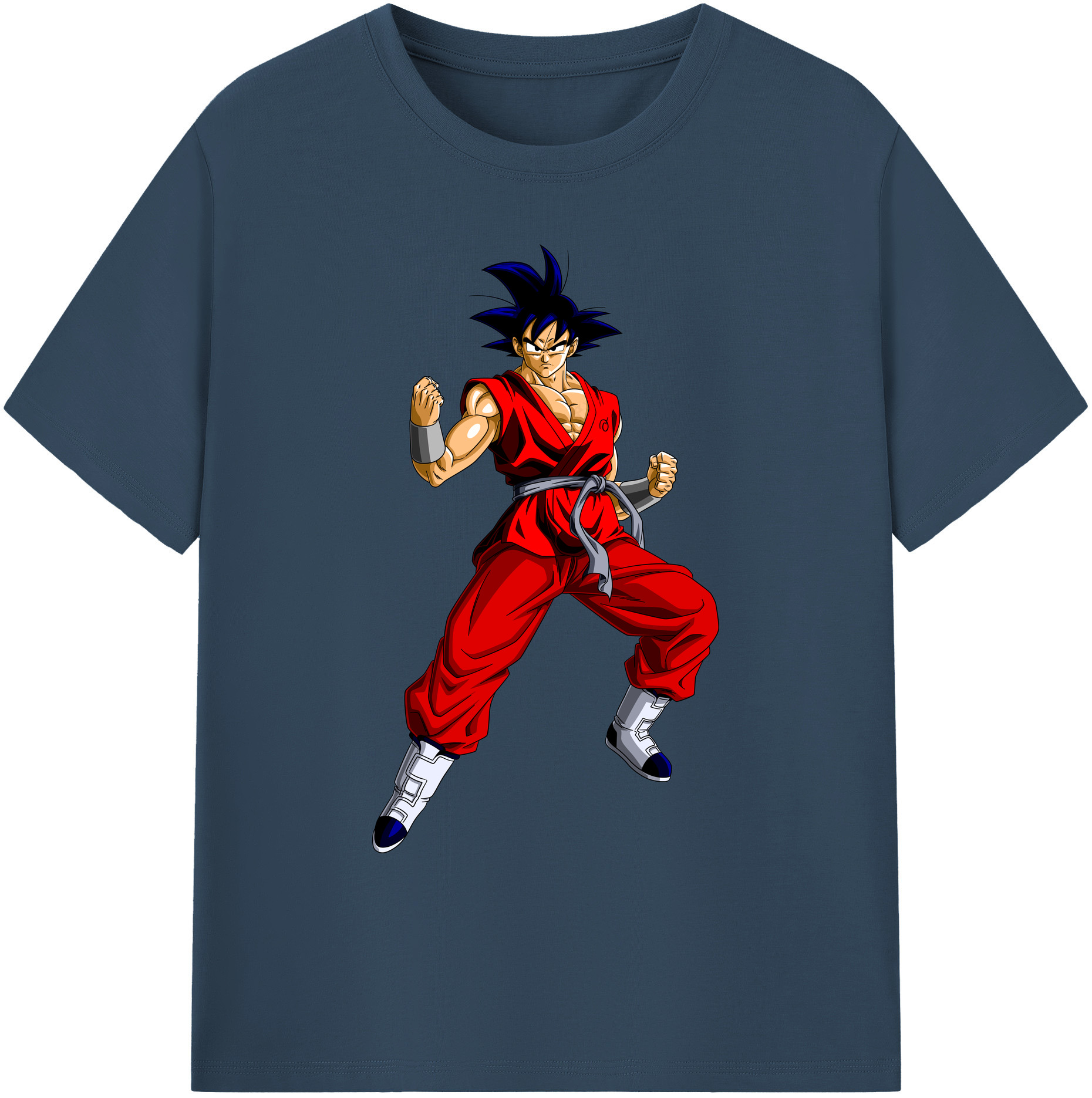 （画像用） ドラゴンボール 孫悟空（そん ごくう）Son Goku カカロット DRAGON BALL Kakarotto 綿100％ メンズ半袖Tシャツ｜肌触りやわらか＆通気性