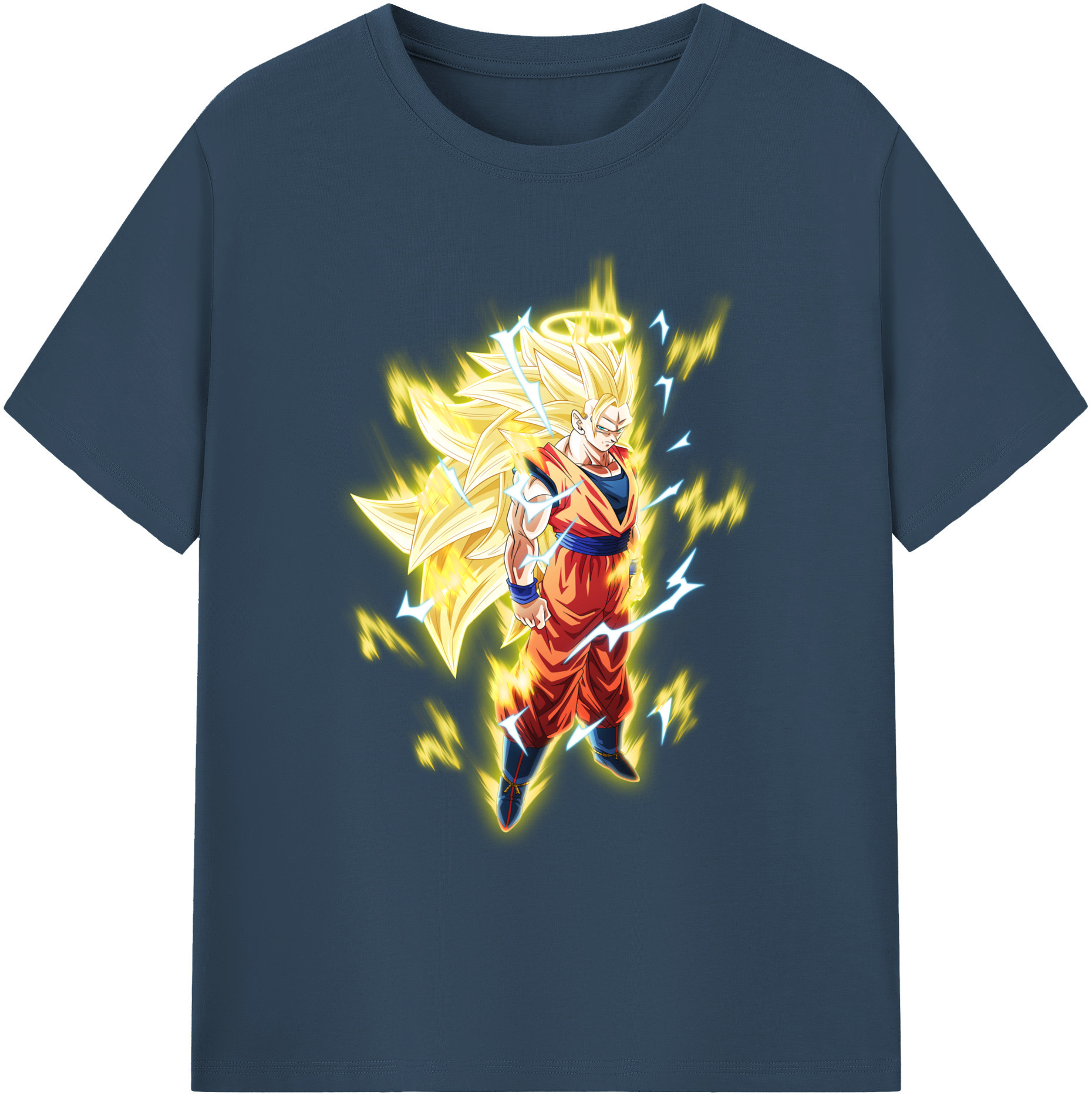 （画像用） ドラゴンボール 孫悟空（そん ごくう）Son Goku カカロット DRAGON BALL Kakarotto 綿100％ メンズ半袖Tシャツ｜肌触りやわらか＆通気性
