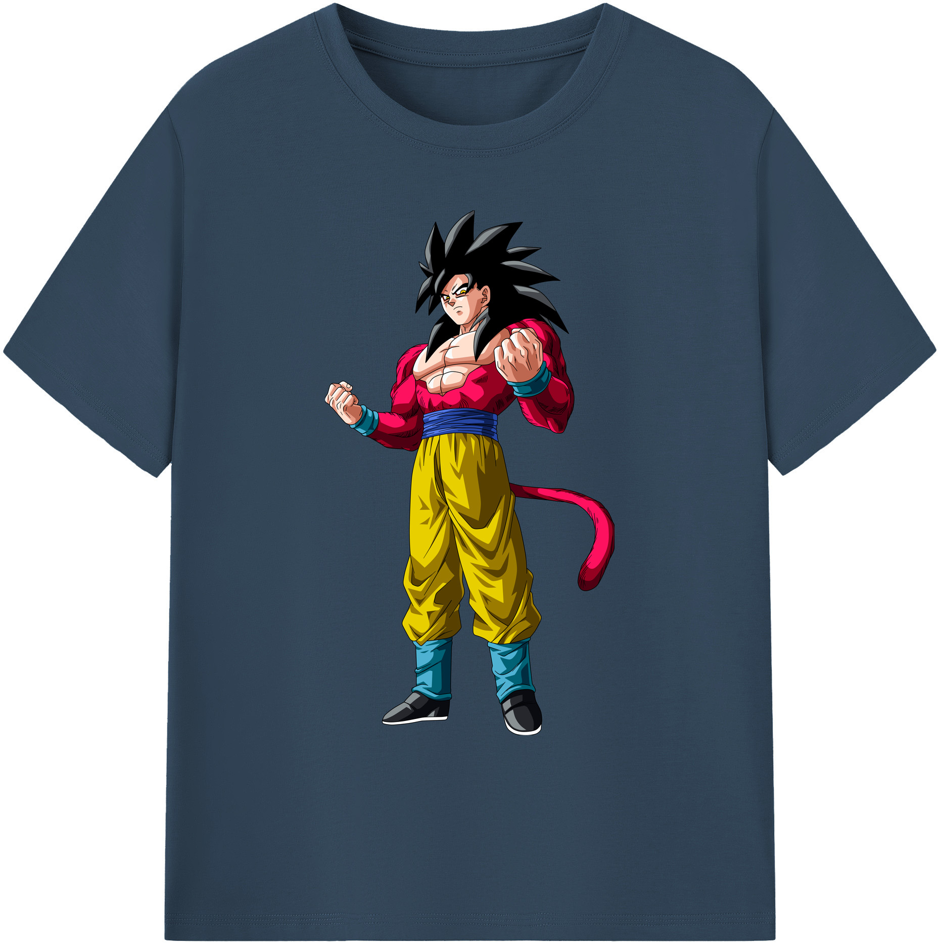 （画像用） ドラゴンボール 孫悟空（そん ごくう）Son Goku カカロット DRAGON BALL Kakarotto 綿100％ メンズ半袖Tシャツ｜肌触りやわらか＆通気性