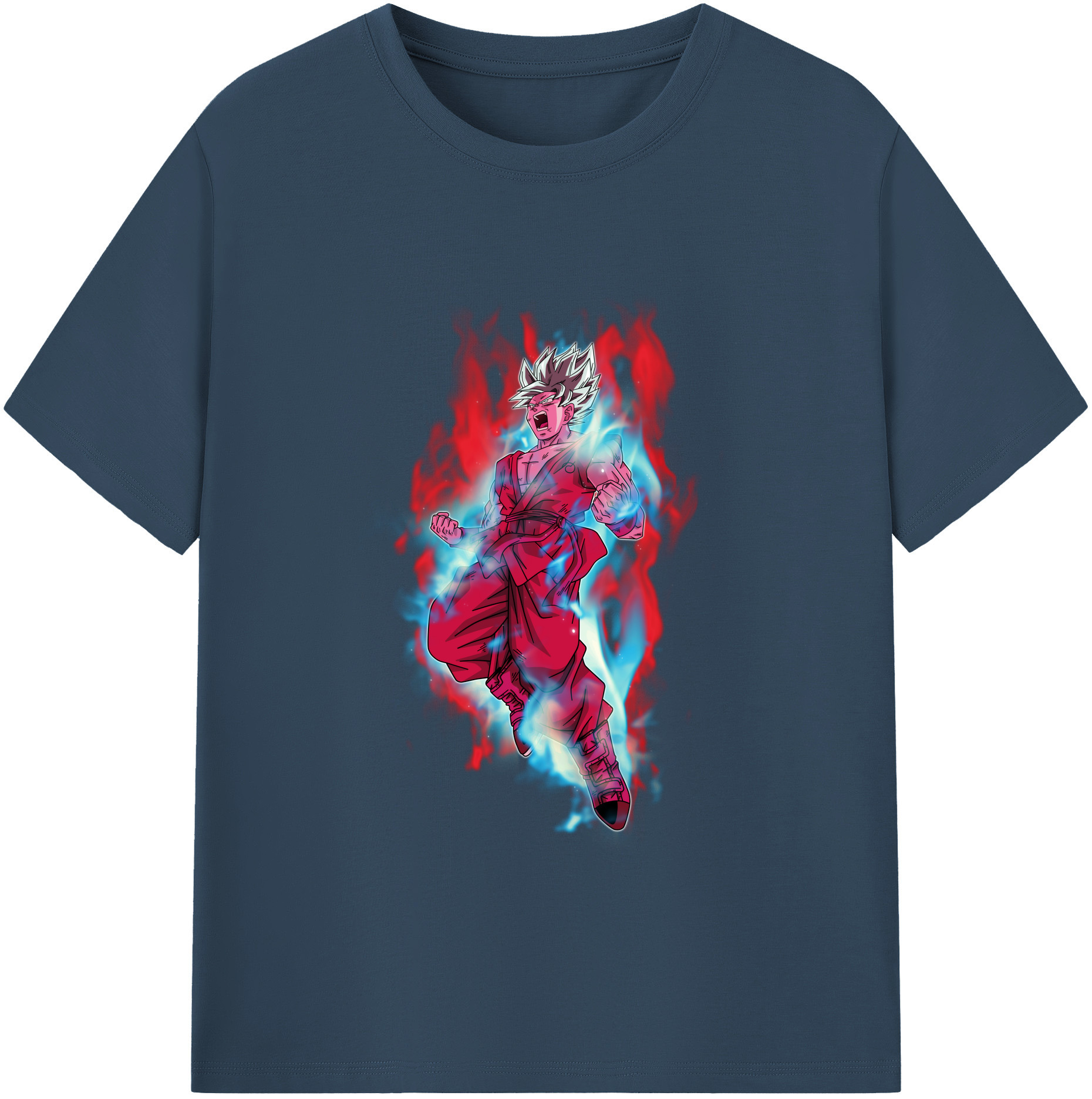 （画像用） ドラゴンボール 孫悟空（そん ごくう）Son Goku カカロット DRAGON BALL Kakarotto 綿100％ メンズ半袖Tシャツ｜肌触りやわらか＆通気性