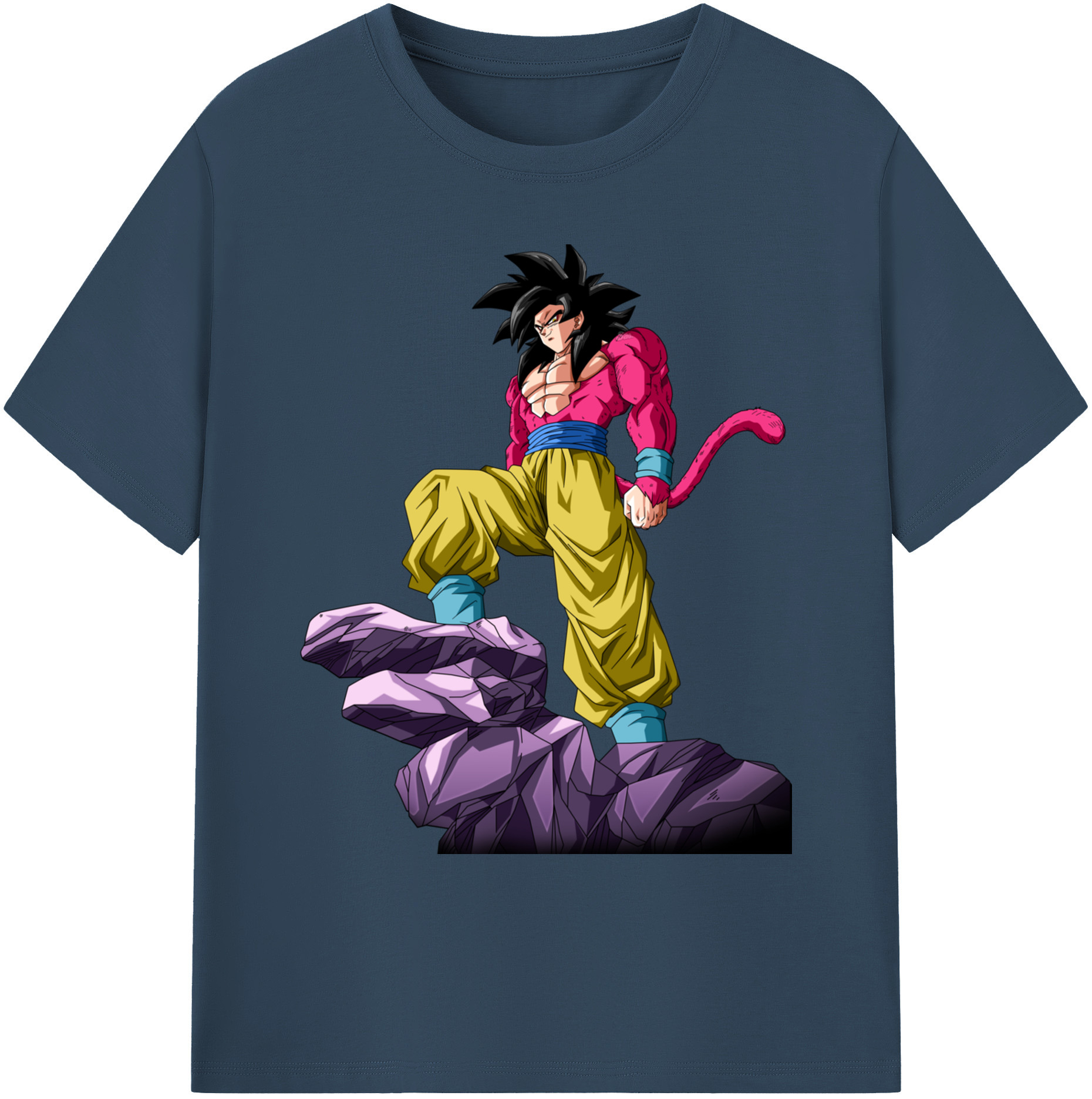 （画像用） ドラゴンボール 孫悟空（そん ごくう）Son Goku カカロット DRAGON BALL Kakarotto 綿100％ メンズ半袖Tシャツ｜肌触りやわらか＆通気性