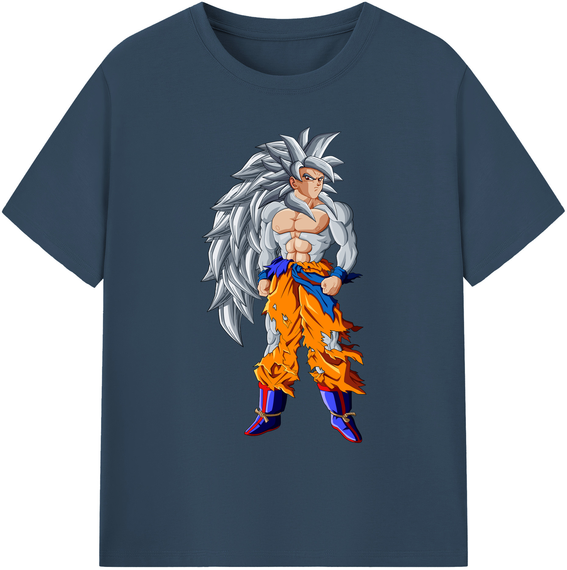 （画像用） ドラゴンボール 孫悟空（そん ごくう）Son Goku カカロット DRAGON BALL Kakarotto 綿100％ メンズ半袖Tシャツ｜肌触りやわらか＆通気性