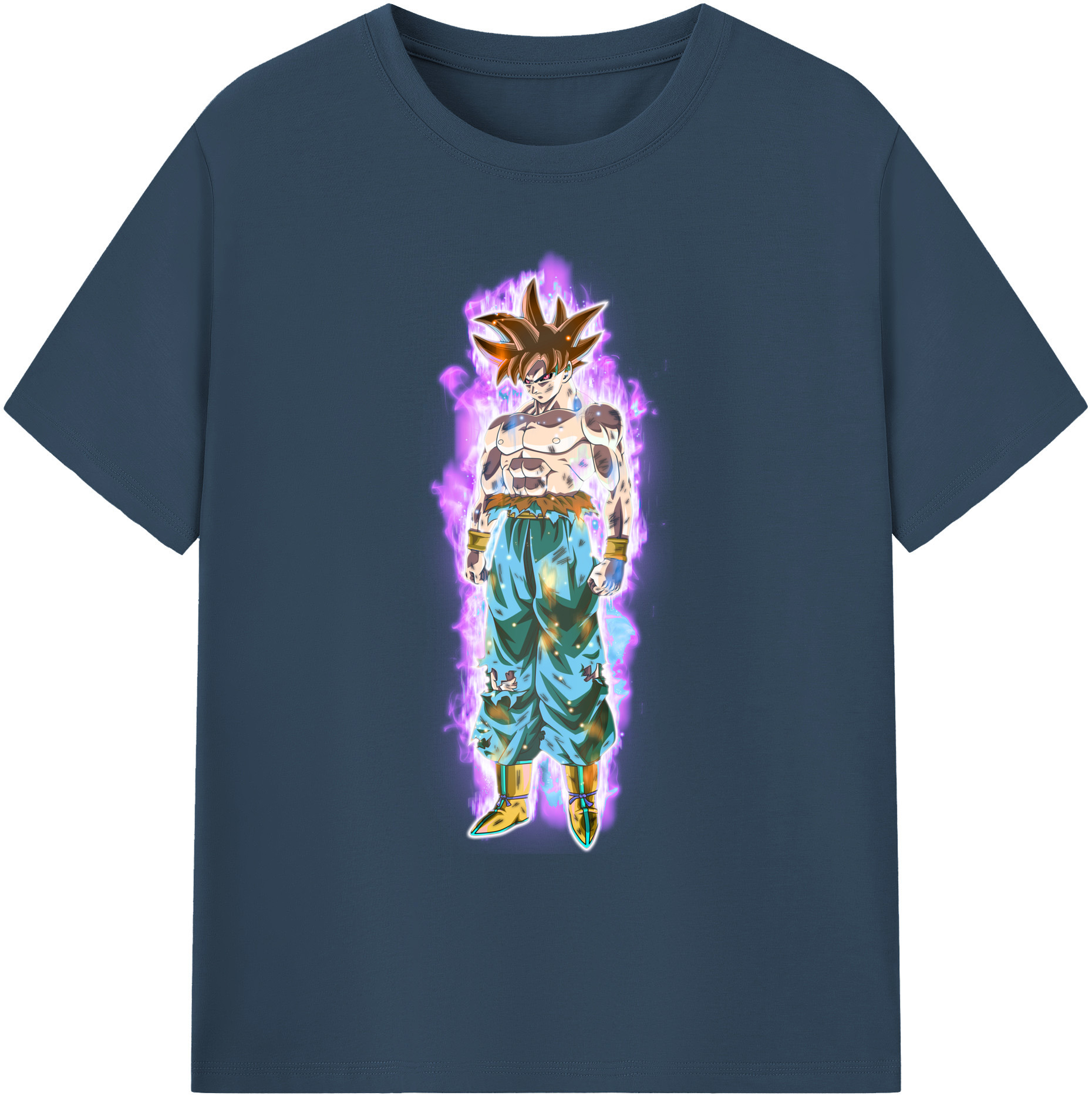 （画像用） ドラゴンボール 孫悟空（そん ごくう）Son Goku カカロット DRAGON BALL Kakarotto 綿100％ メンズ半袖Tシャツ｜肌触りやわらか＆通気性