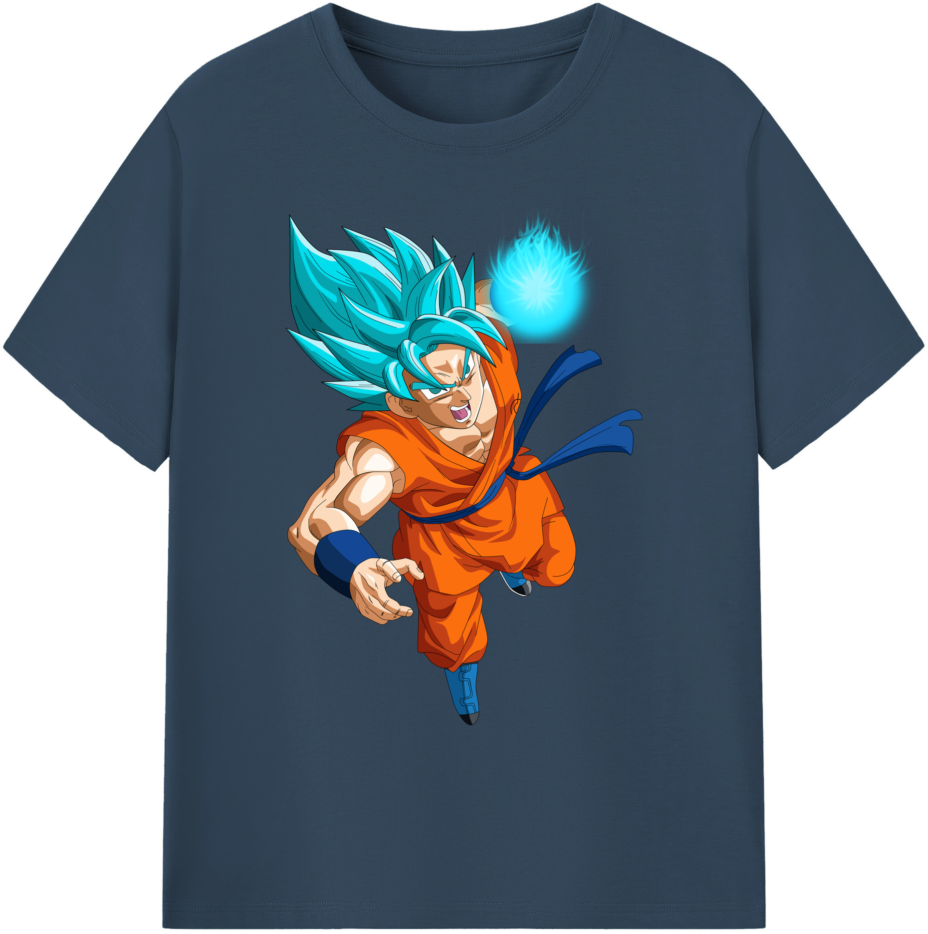 （画像用） ドラゴンボール 孫悟空（そん ごくう）Son Goku カカロット DRAGON BALL Kakarotto 綿100％ メンズ半袖Tシャツ｜肌触りやわらか＆通気性