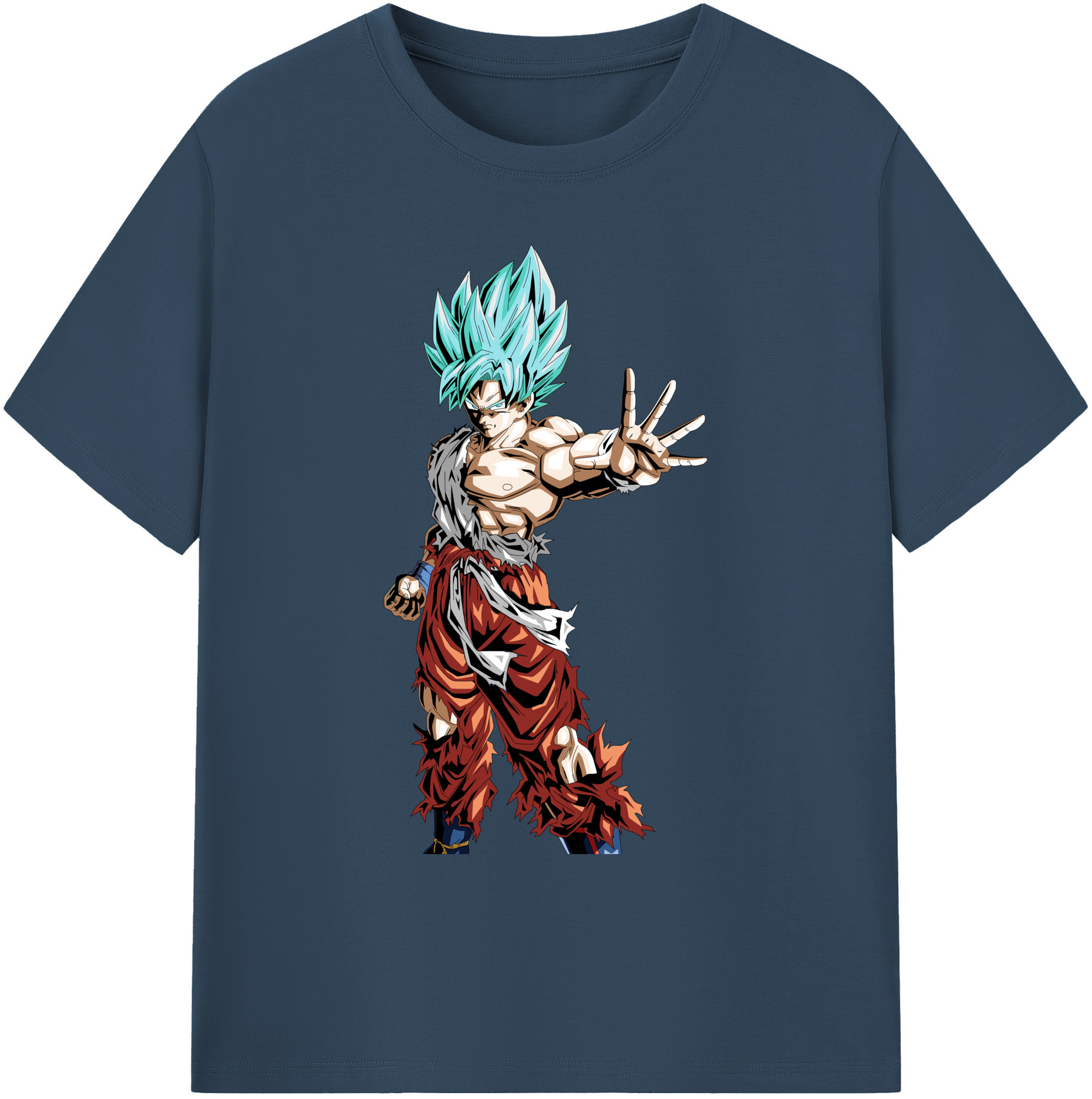 （画像用） ドラゴンボール 孫悟空（そん ごくう）Son Goku カカロット DRAGON BALL Kakarotto 綿100％ メンズ半袖Tシャツ｜肌触りやわらか＆通気性
