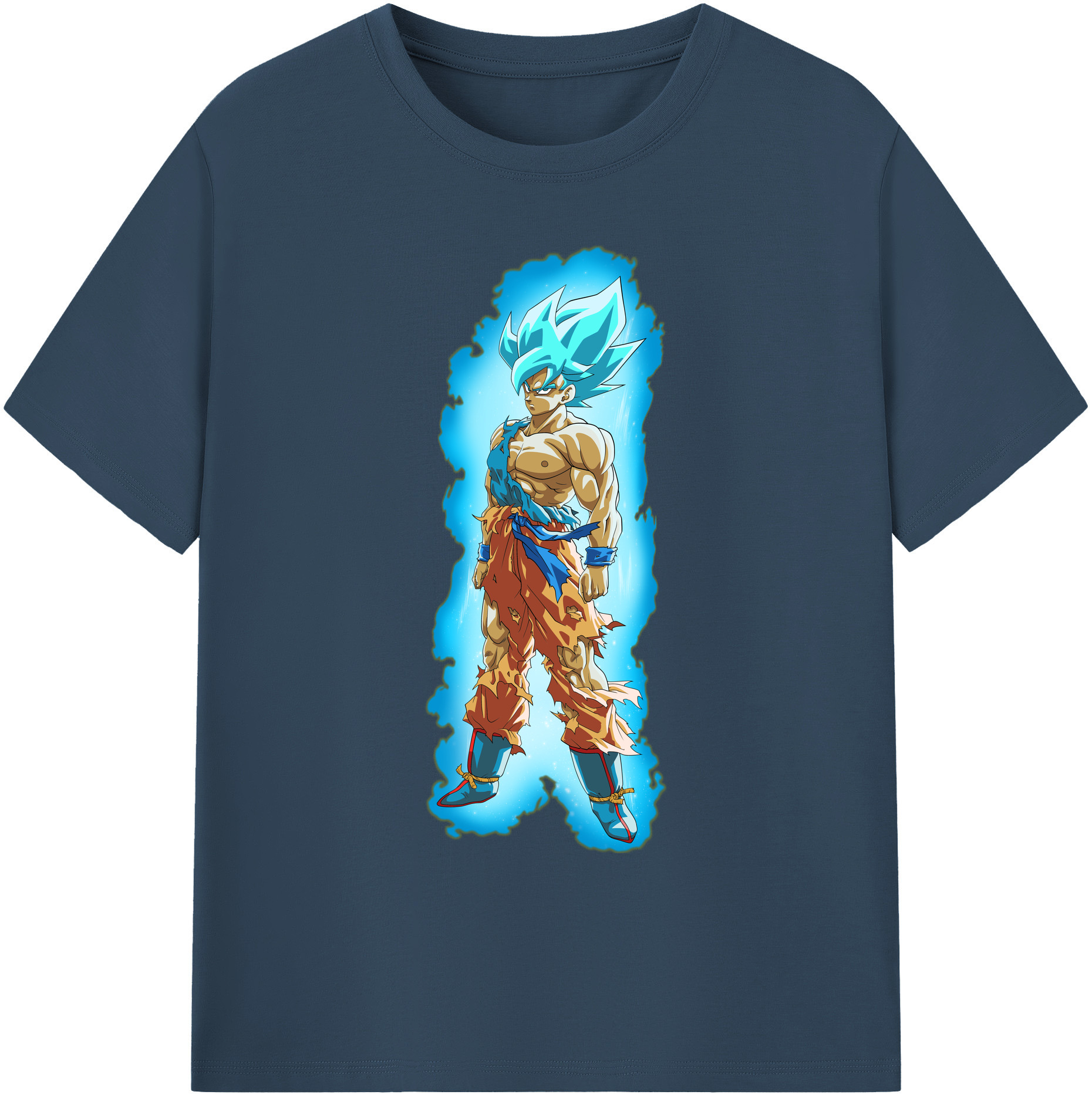 （画像用） ドラゴンボール 孫悟空（そん ごくう）Son Goku カカロット DRAGON BALL Kakarotto 綿100％ メンズ半袖Tシャツ｜肌触りやわらか＆通気性