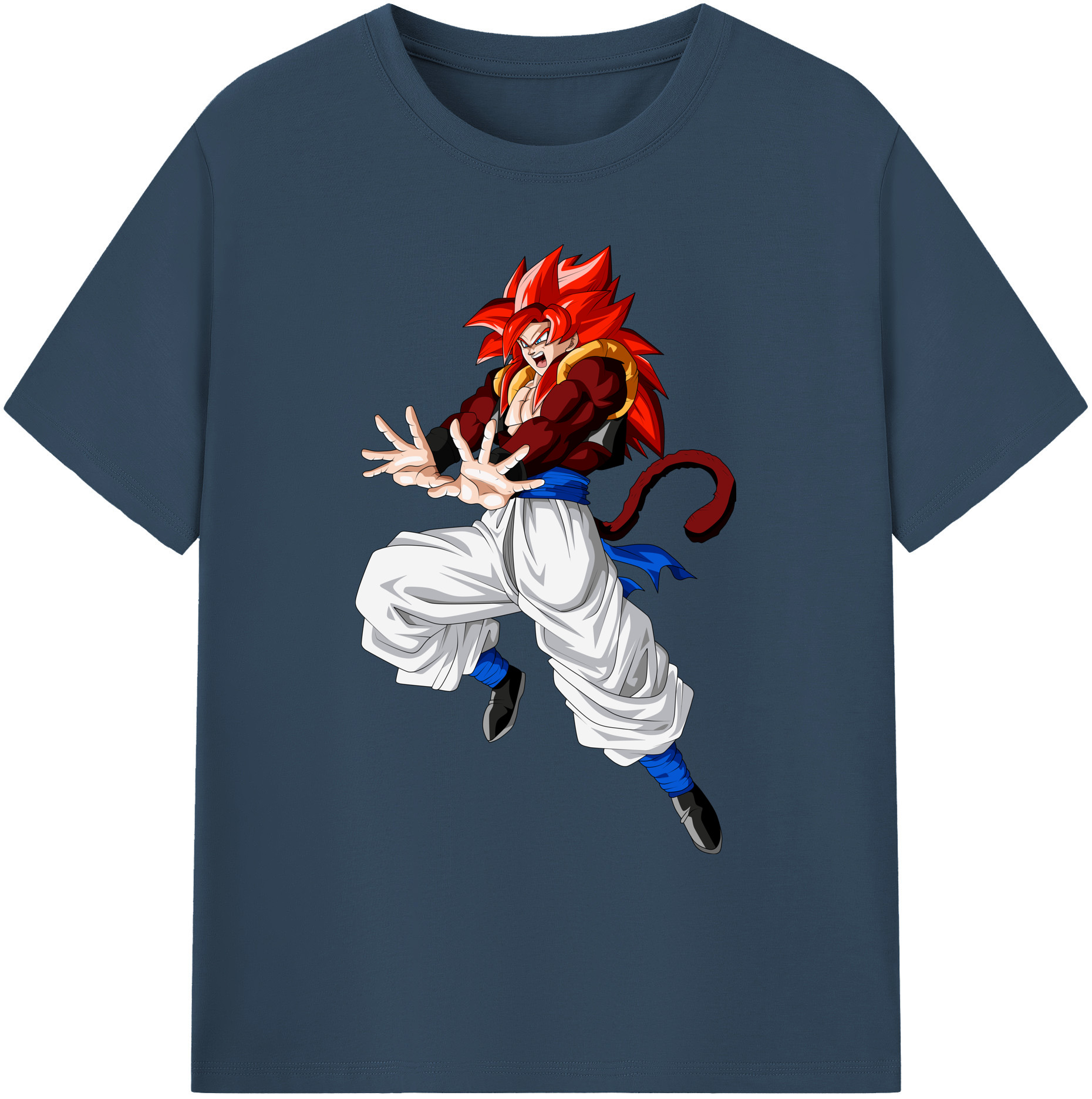 （画像用） ドラゴンボール 孫悟空（そん ごくう）Son Goku カカロット DRAGON BALL Kakarotto 綿100％ メンズ半袖Tシャツ｜肌触りやわらか＆通気性