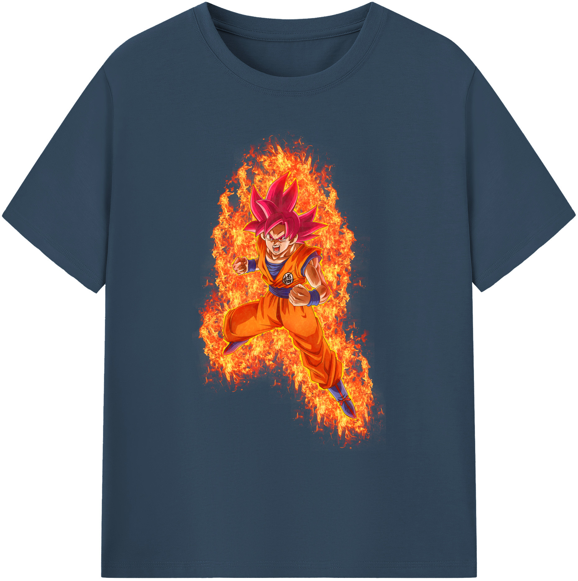 （画像用） ドラゴンボール 孫悟空（そん ごくう）Son Goku カカロット DRAGON BALL Kakarotto 綿100％ メンズ半袖Tシャツ｜肌触りやわらか＆通気性
