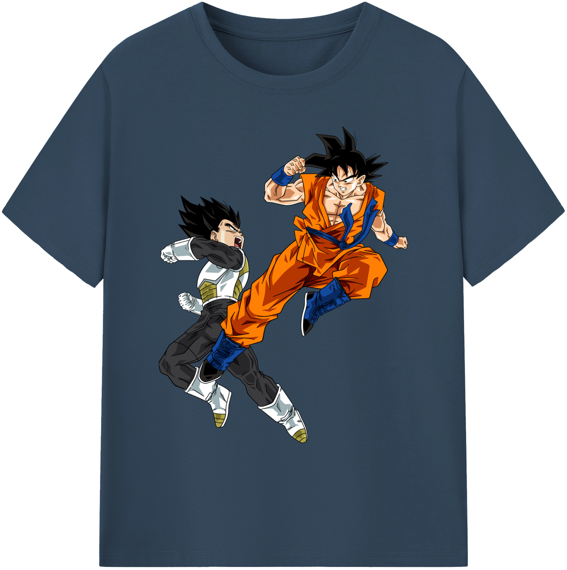 （画像用） ドラゴンボール 孫悟空（そん ごくう）Son Goku カカロット DRAGON BALL Kakarotto 綿100％ メンズ半袖Tシャツ｜肌触りやわらか＆通気性