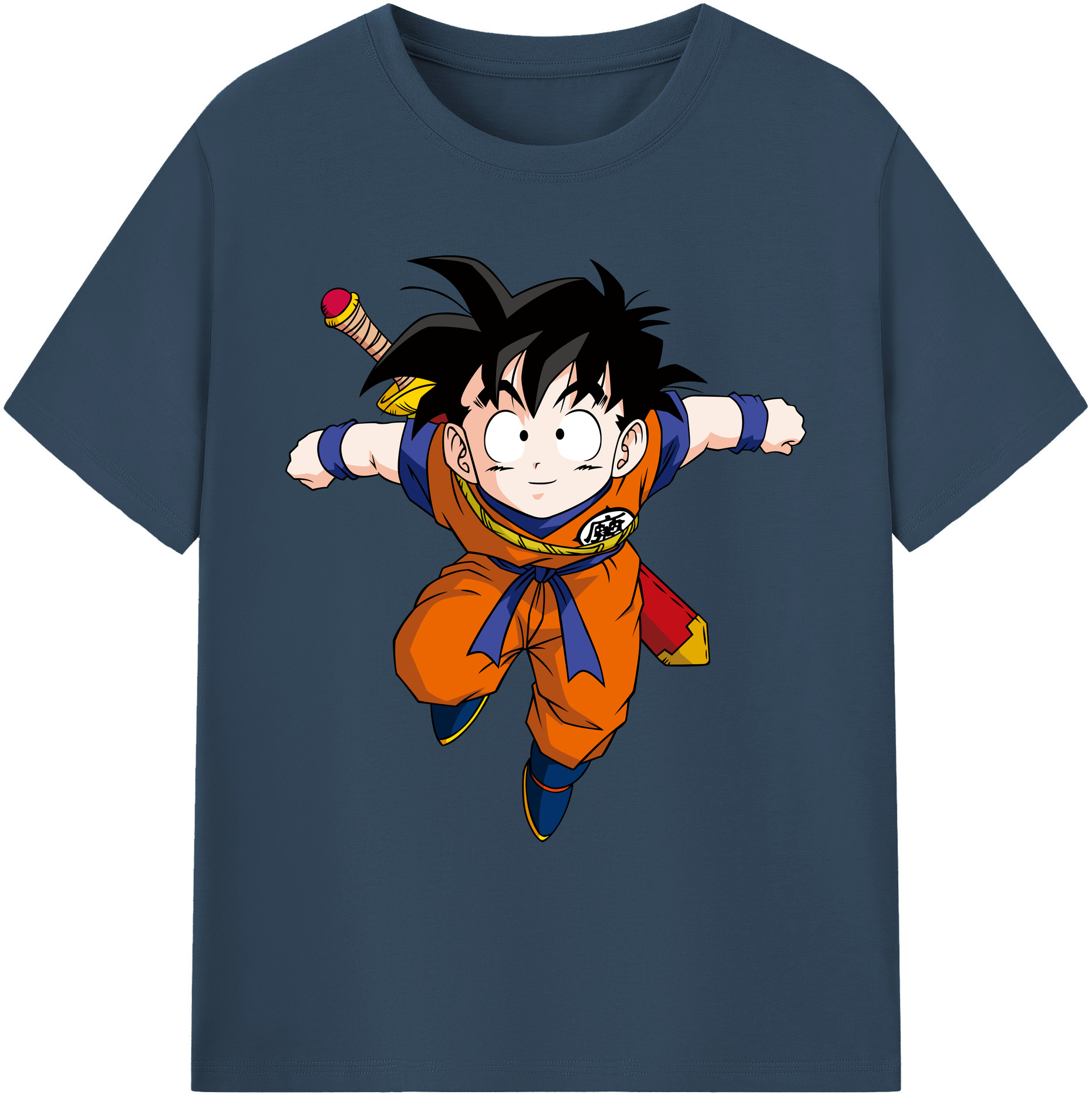 （画像用） ドラゴンボール 孫悟空（そん ごくう）Son Goku カカロット DRAGON BALL Kakarotto 綿100％ メンズ半袖Tシャツ｜肌触りやわらか＆通気性