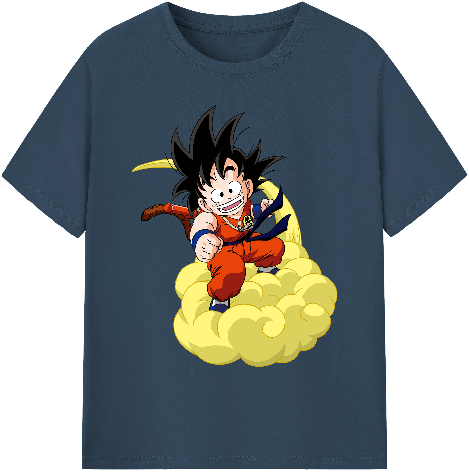 （画像用） ドラゴンボール 孫悟空（そん ごくう）Son Goku カカロット DRAGON BALL Kakarotto 綿100％ メンズ半袖Tシャツ｜肌触りやわらか＆通気性