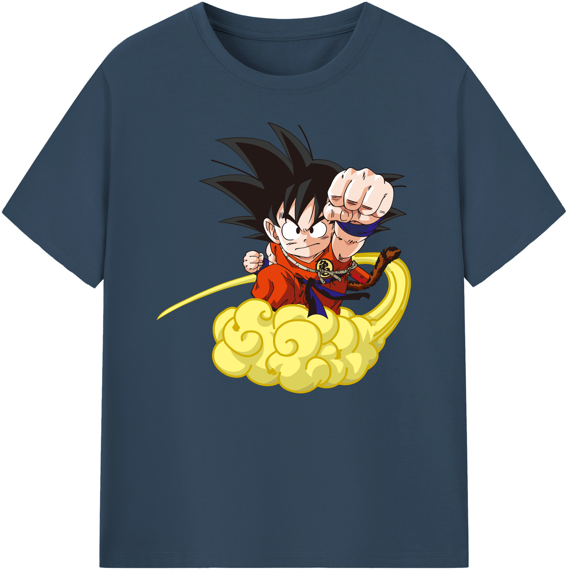 （画像用） ドラゴンボール 孫悟空（そん ごくう）Son Goku カカロット DRAGON BALL Kakarotto 綿100％ メンズ半袖Tシャツ｜肌触りやわらか＆通気性