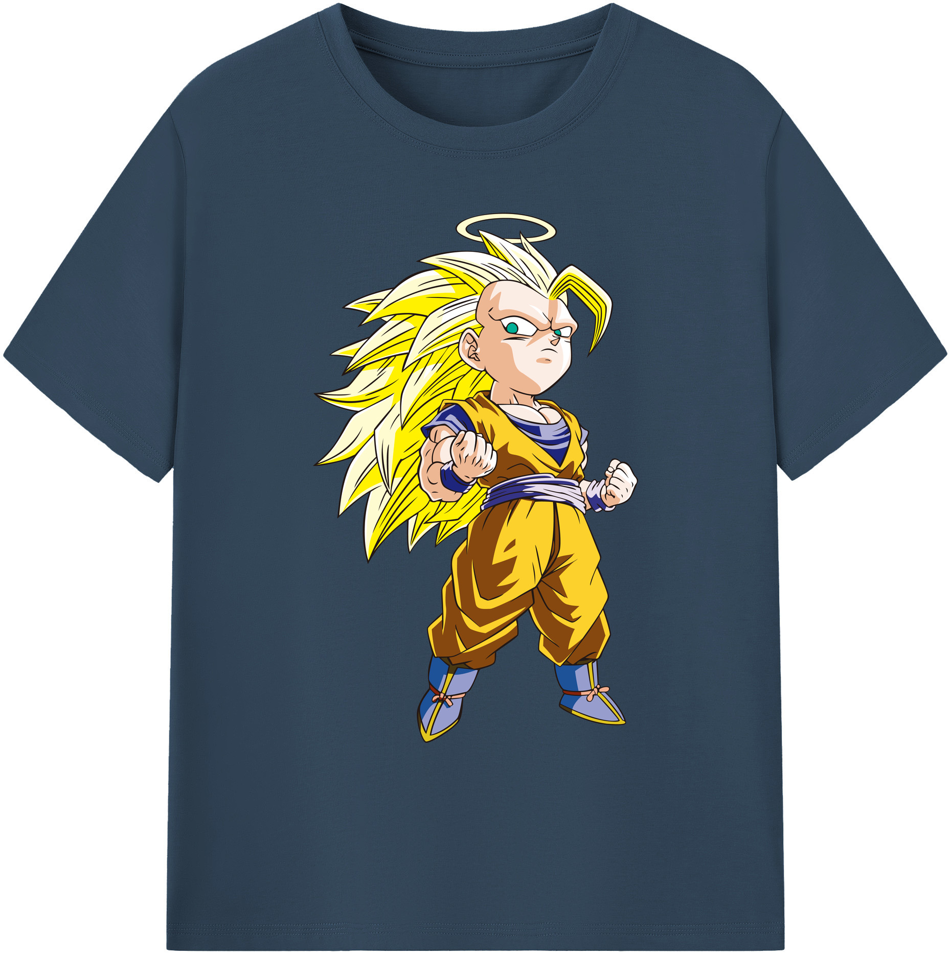 （画像用） ドラゴンボール 孫悟空（そん ごくう）Son Goku カカロット DRAGON BALL Kakarotto 綿100％ メンズ半袖Tシャツ｜肌触りやわらか＆通気性