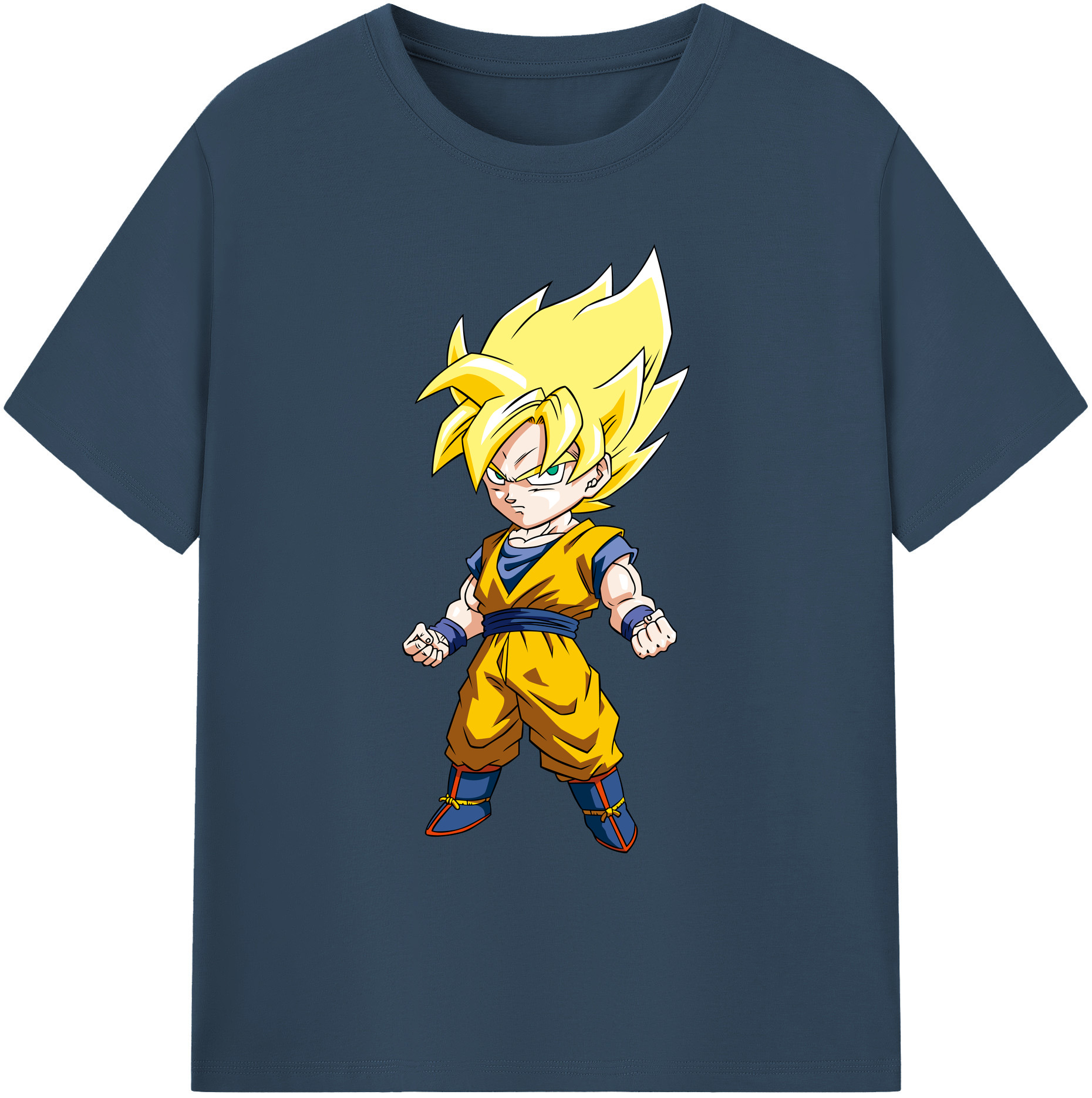 （画像用） ドラゴンボール 孫悟空（そん ごくう）Son Goku カカロット DRAGON BALL Kakarotto 綿100％ メンズ半袖Tシャツ｜肌触りやわらか＆通気性
