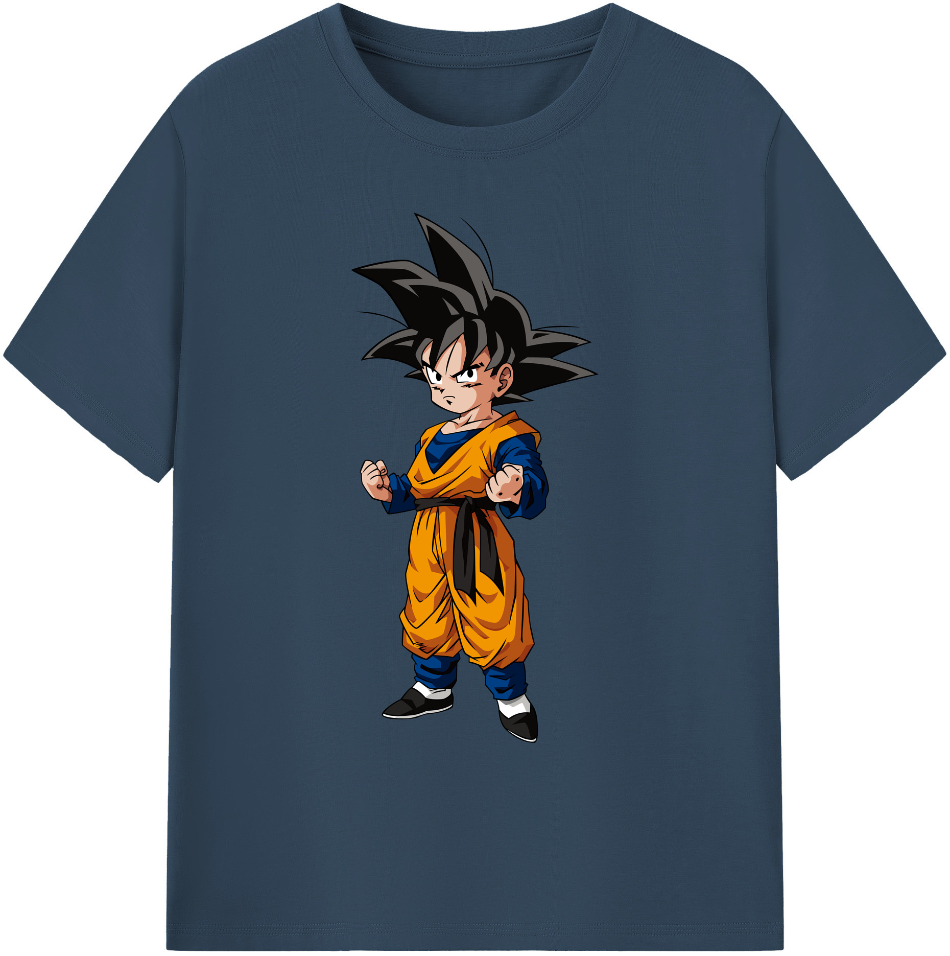 （画像用） ドラゴンボール 孫悟空（そん ごくう）Son Goku カカロット DRAGON BALL Kakarotto 綿100％ メンズ半袖Tシャツ｜肌触りやわらか＆通気性