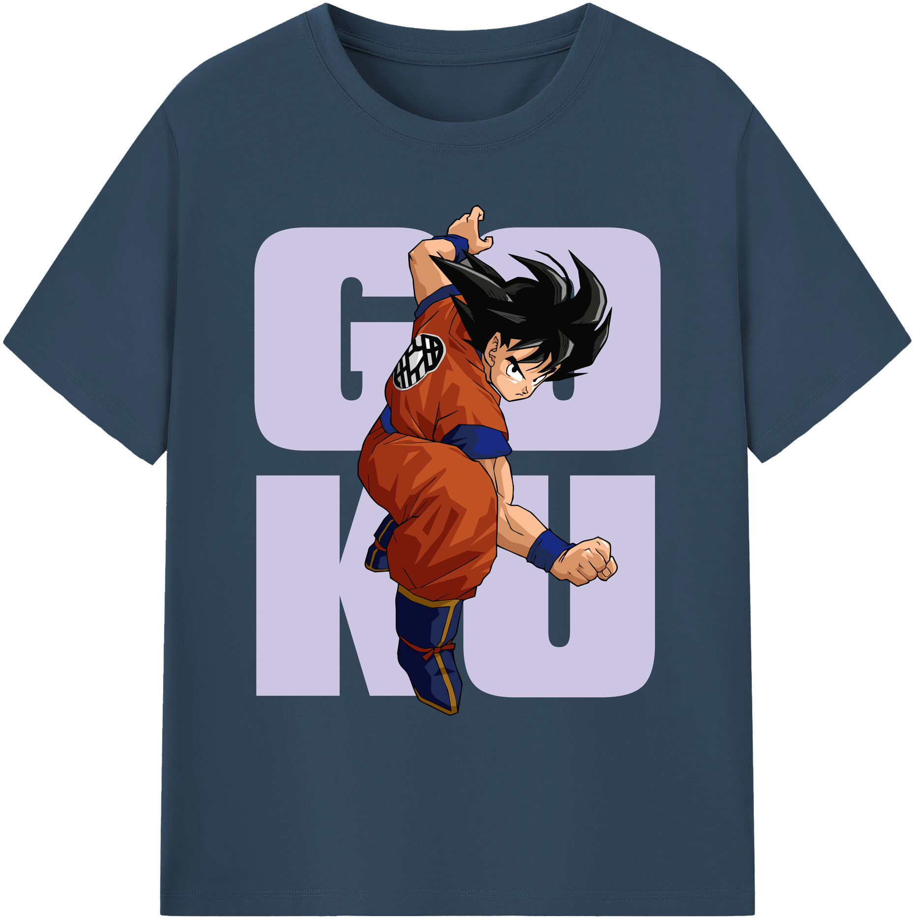 （画像用） ドラゴンボール 孫悟空（そん ごくう）Son Goku カカロット DRAGON BALL Kakarotto 綿100％ メンズ半袖Tシャツ｜肌触りやわらか＆通気性