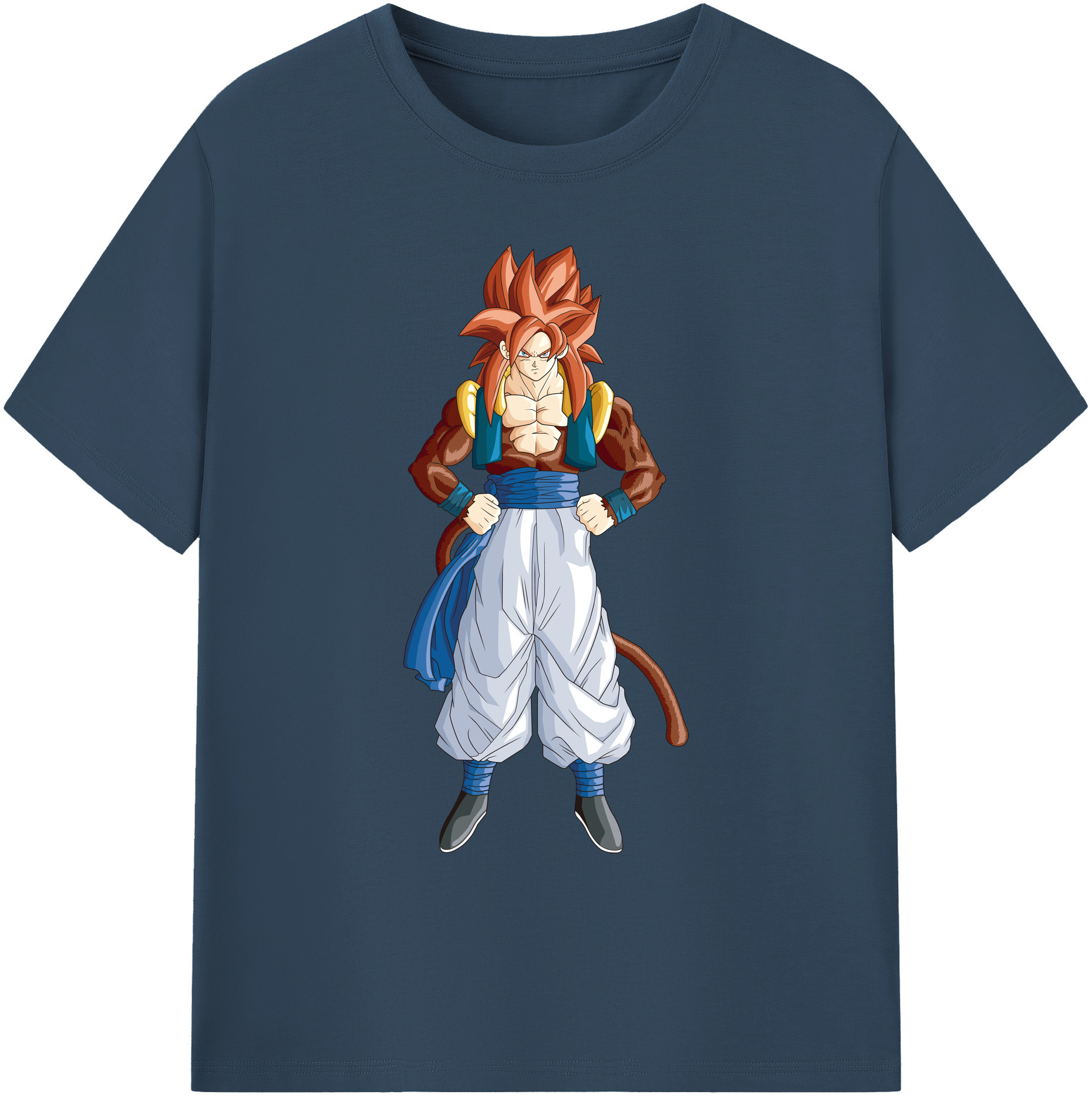（画像用） ドラゴンボール 孫悟空（そん ごくう）Son Goku カカロット DRAGON BALL Kakarotto 綿100％ メンズ半袖Tシャツ｜肌触りやわらか＆通気性