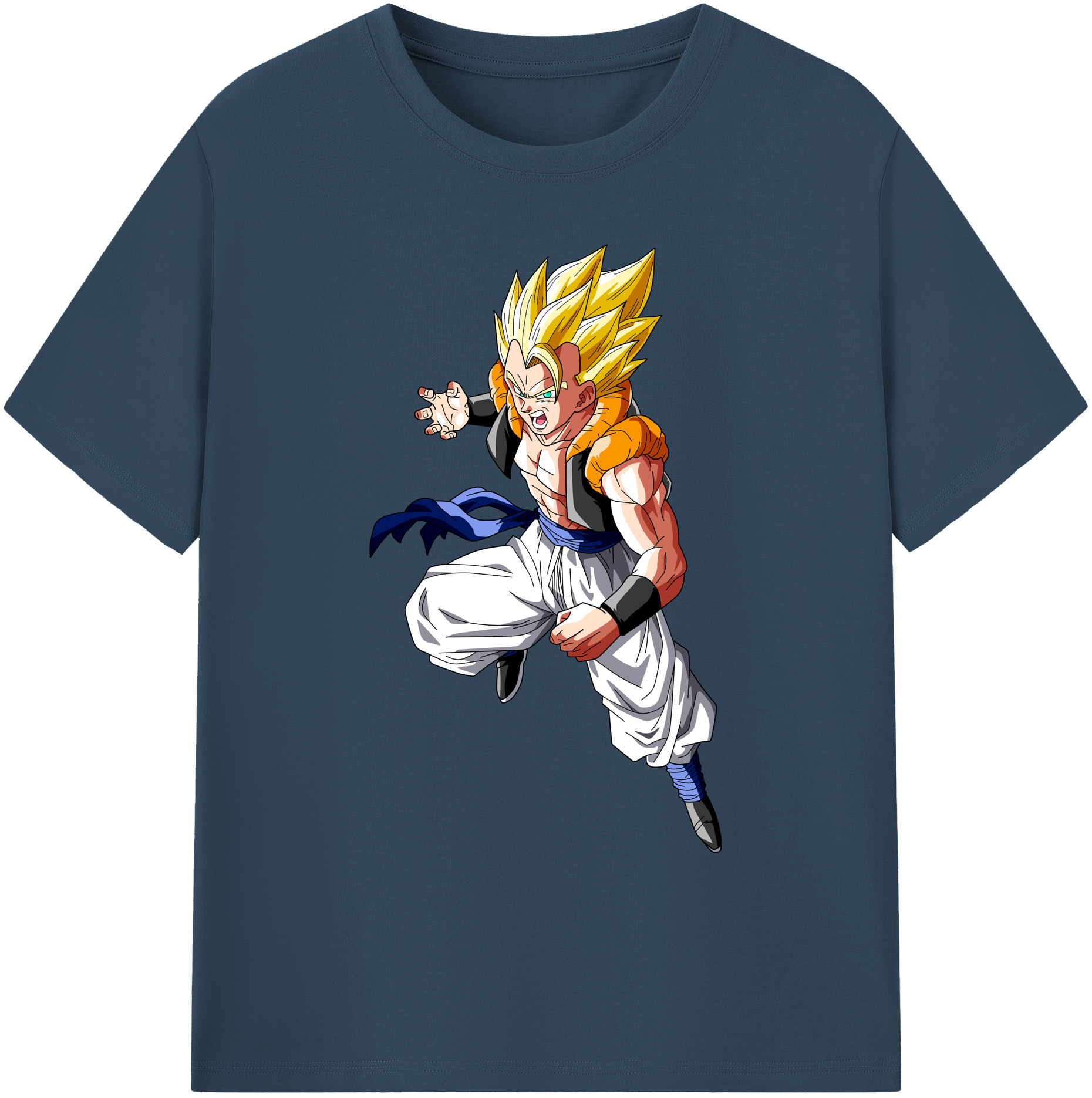 （画像用） ドラゴンボール ベジータ四世（Bejīta Yonsei）DRAGON BALL Vegeta IV 綿100％ メンズ半袖Tシャツ｜肌触りやわらか＆通気性