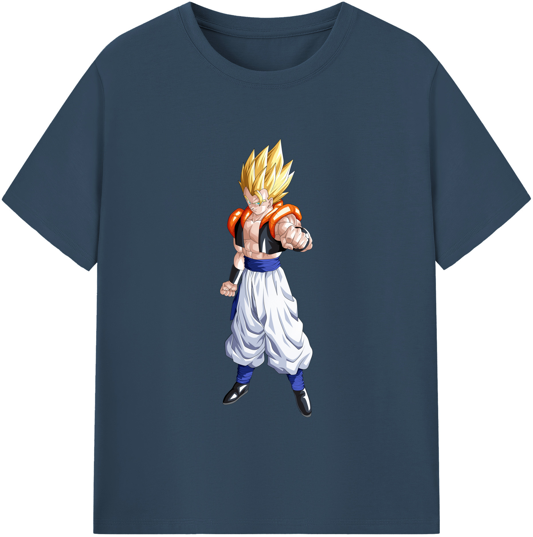 （画像用） ドラゴンボール ベジータ四世（Bejīta Yonsei）DRAGON BALL Vegeta IV 綿100％ メンズ半袖Tシャツ｜肌触りやわらか＆通気性