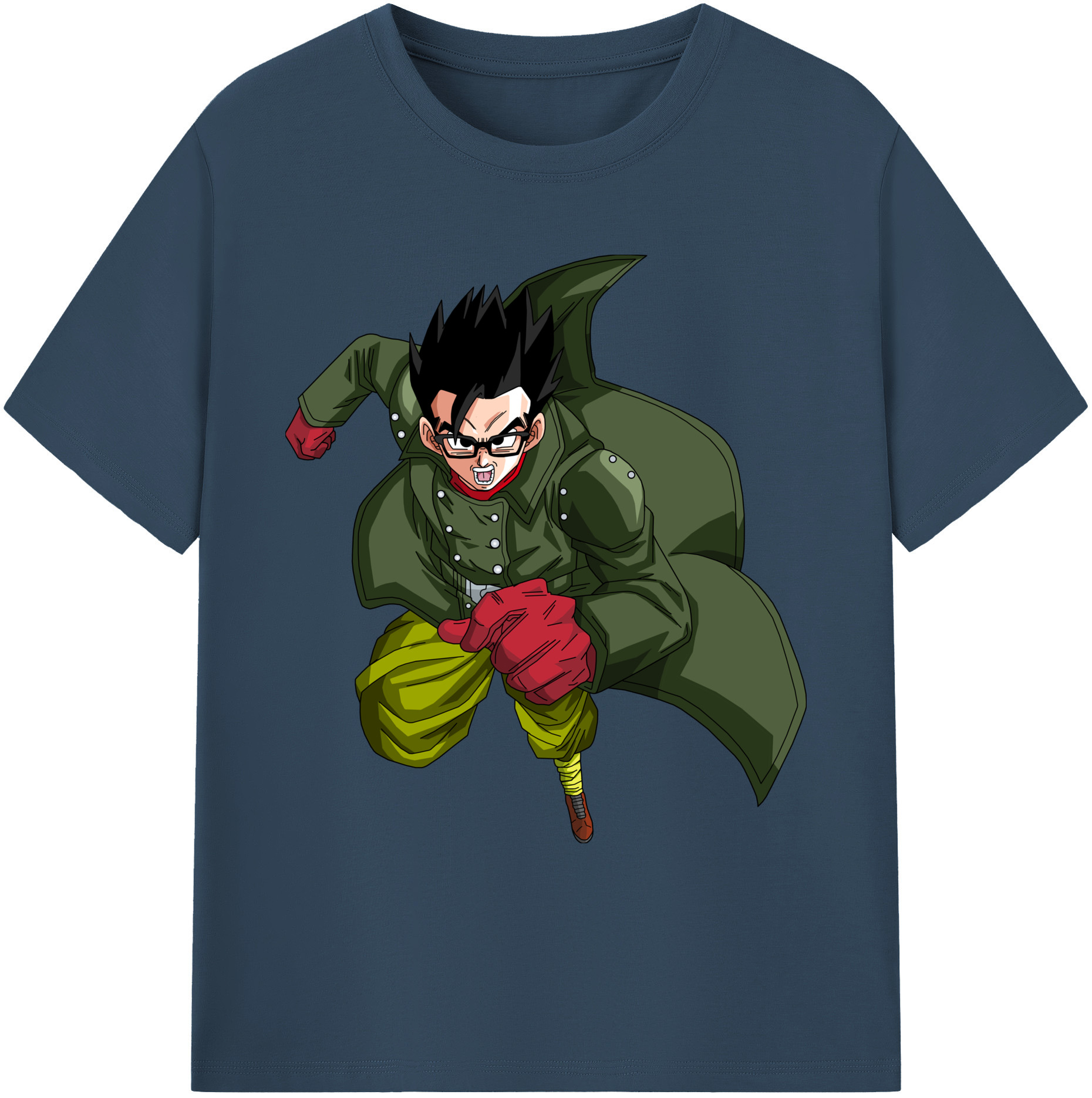 （画像用） ドラゴンボール 孫 悟飯（そんごはん）DRAGON BALL Son Gohan 綿100％ メンズ半袖Tシャツ｜肌触りやわらか＆通気性