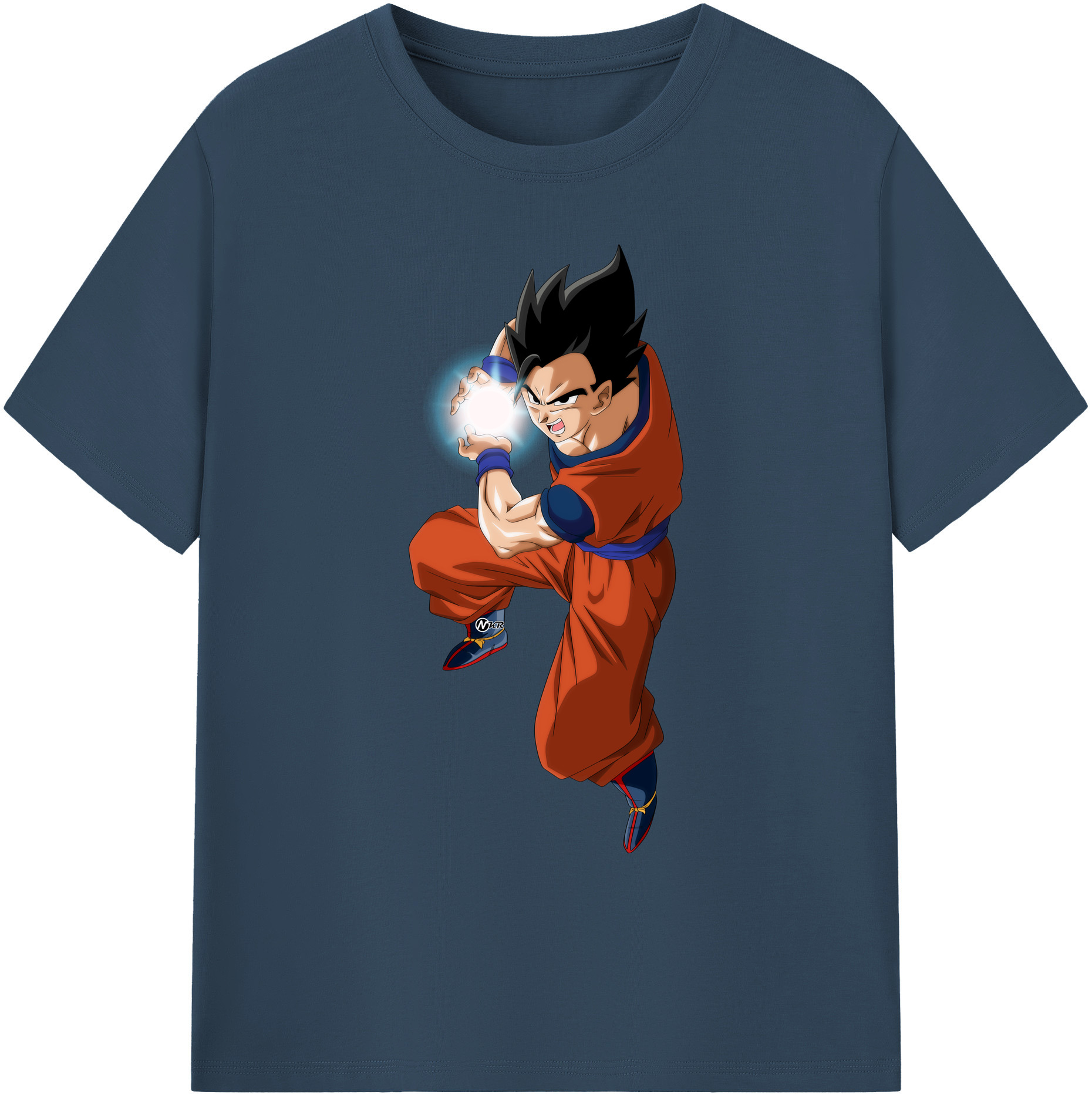 （画像用） ドラゴンボール 孫 悟飯（そんごはん）DRAGON BALL Son Gohan 綿100％ メンズ半袖Tシャツ｜肌触りやわらか＆通気性