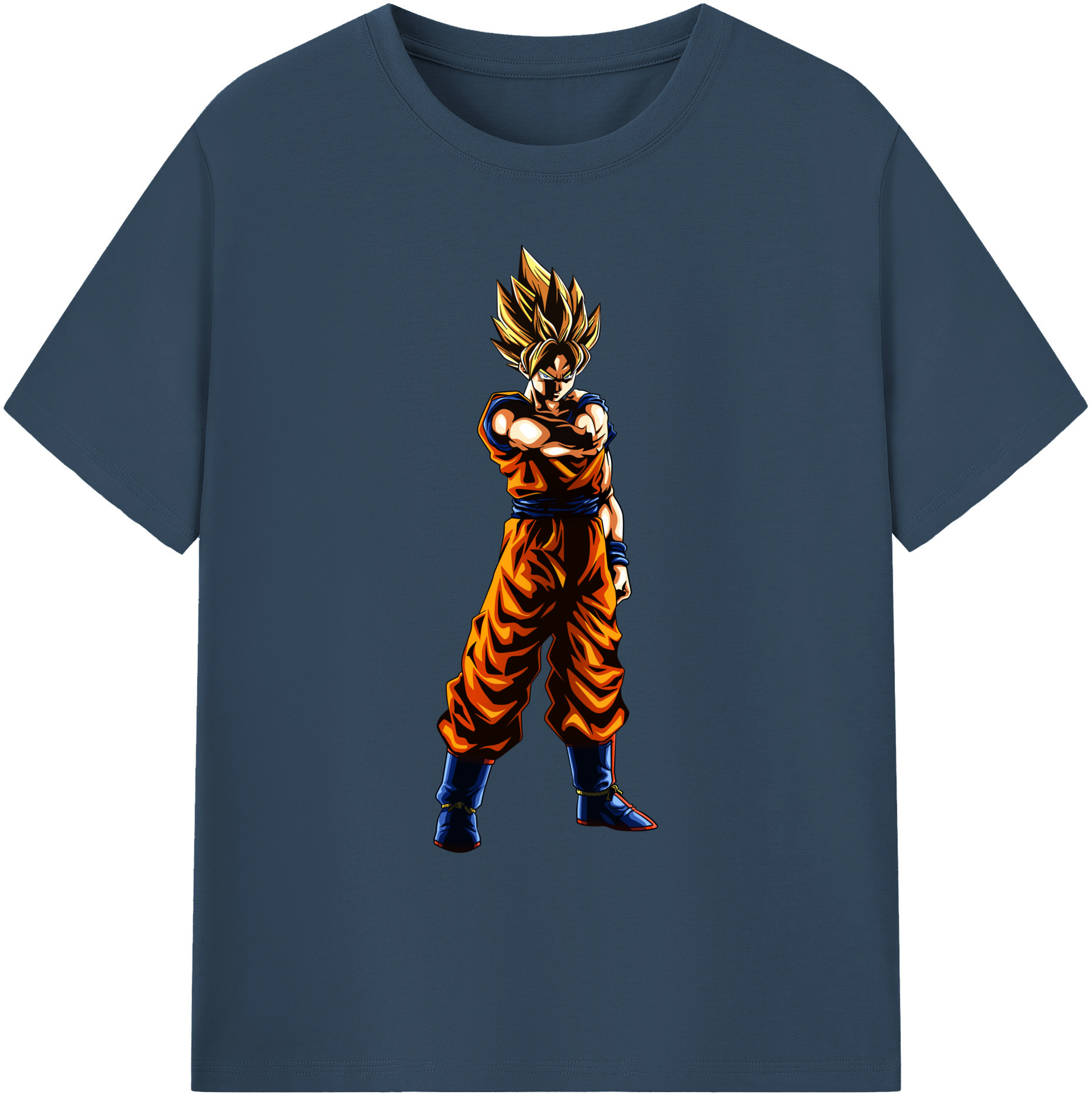 （画像用） ドラゴンボール 孫 悟飯（そんごはん）DRAGON BALL Son Gohan 綿100％ メンズ半袖Tシャツ｜肌触りやわらか＆通気性