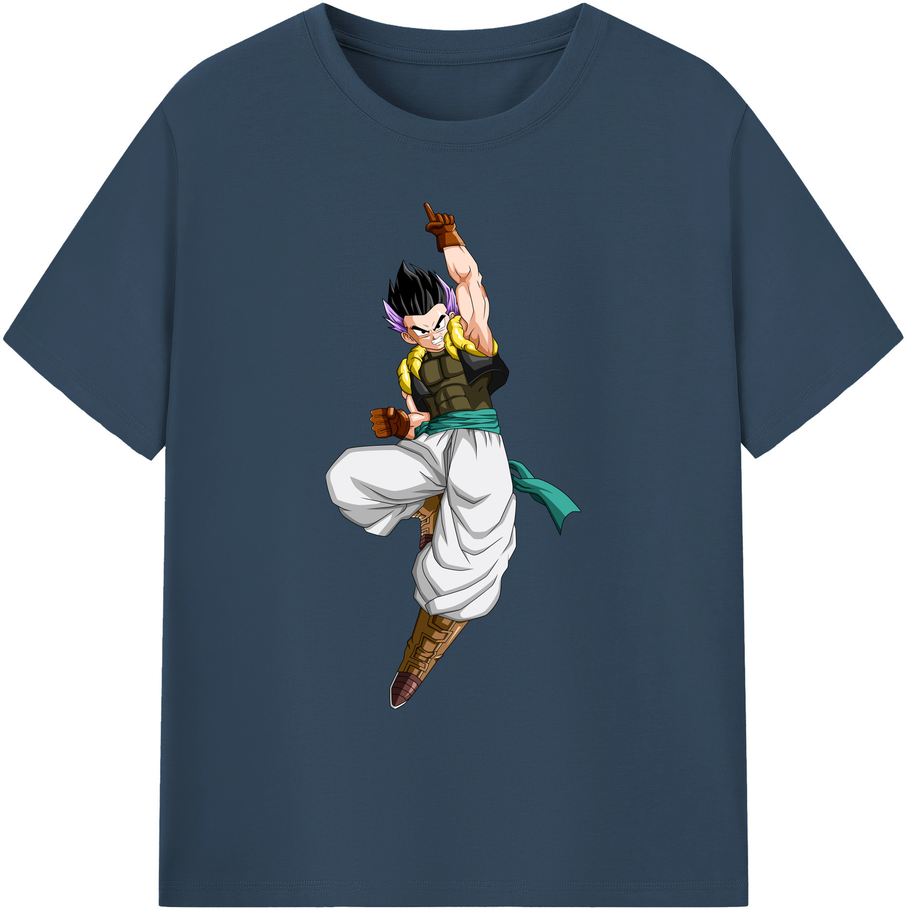 （画像用） ドラゴンボール 孫 悟飯（そんごはん）DRAGON BALL Son Gohan 綿100％ メンズ半袖Tシャツ｜肌触りやわらか＆通気性