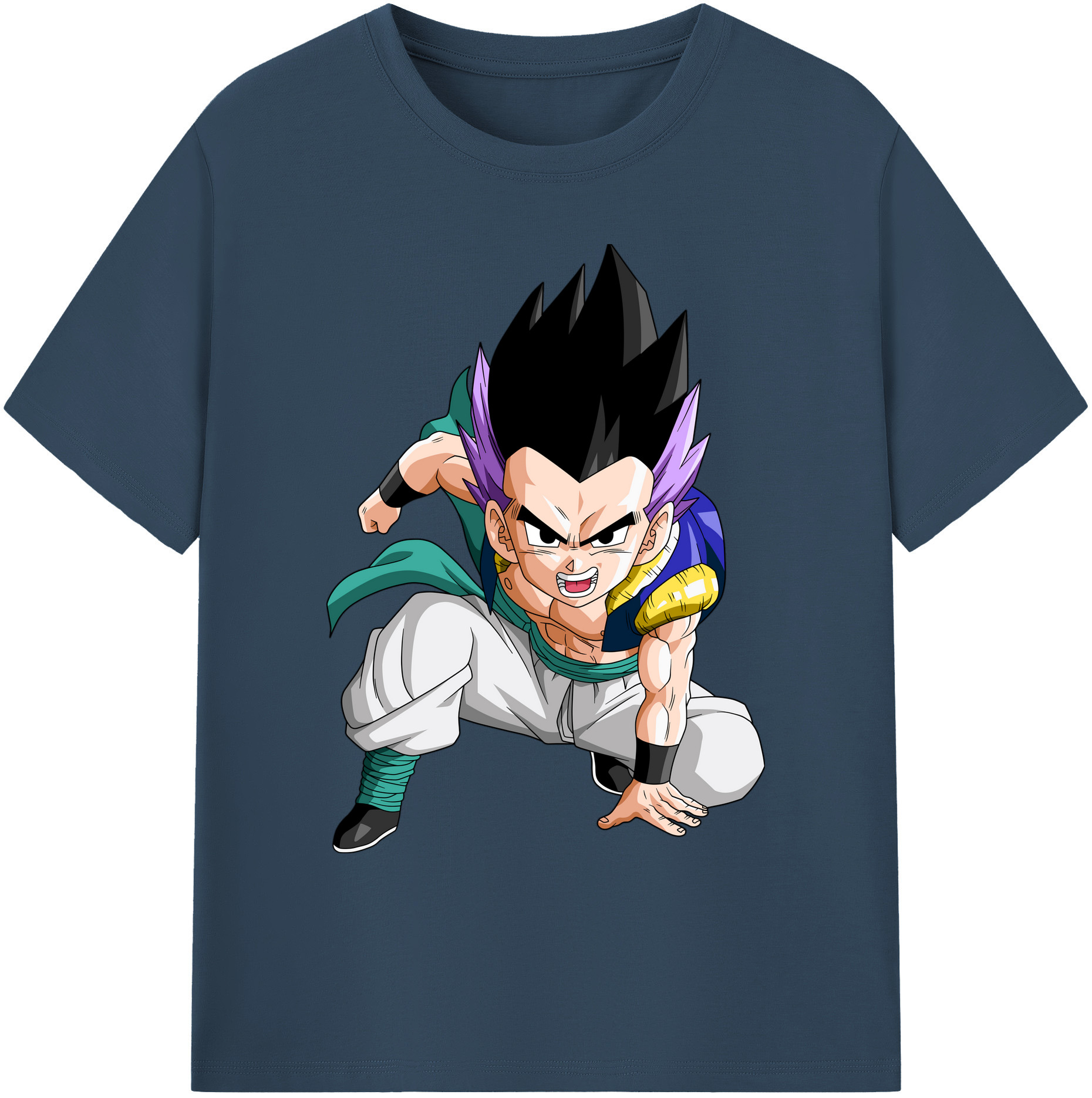 （画像用） ドラゴンボール 孫 悟飯（そんごはん）DRAGON BALL Son Gohan 綿100％ メンズ半袖Tシャツ｜肌触りやわらか＆通気性