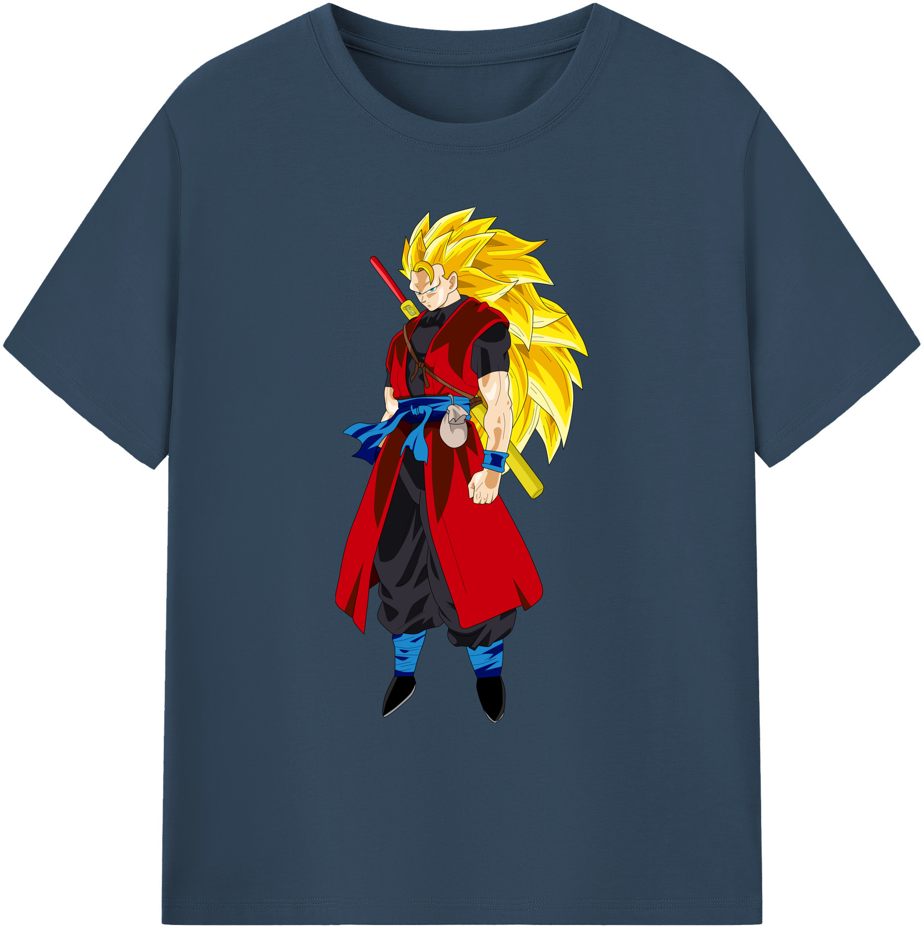 （画像用） ドラゴンボール トランクス（Torankusu）DRAGON BALL Trunks 綿100％ メンズ半袖Tシャツ｜肌触りやわらか＆通気性