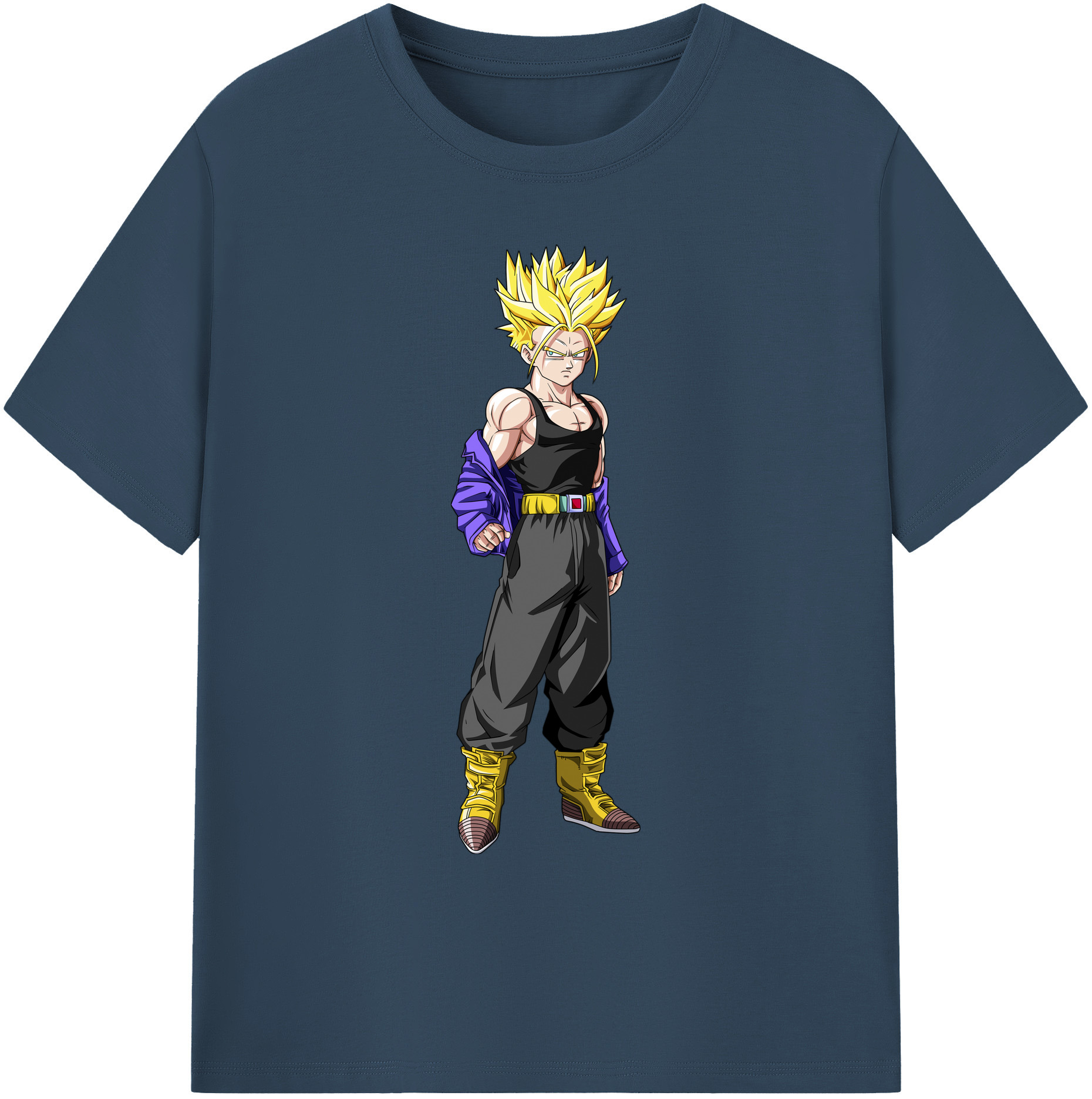 （画像用） ドラゴンボール トランクス（Torankusu）DRAGON BALL Trunks 綿100％ メンズ半袖Tシャツ｜肌触りやわらか＆通気性